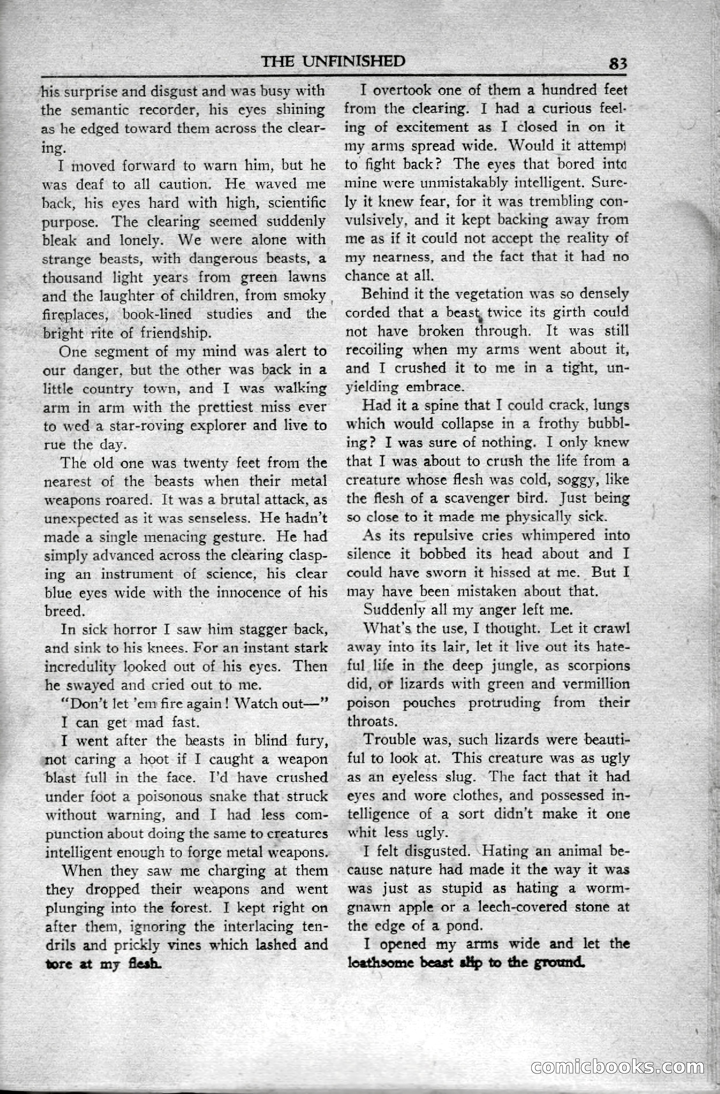 Super Science Stories, April 1951 — page 83 of 116