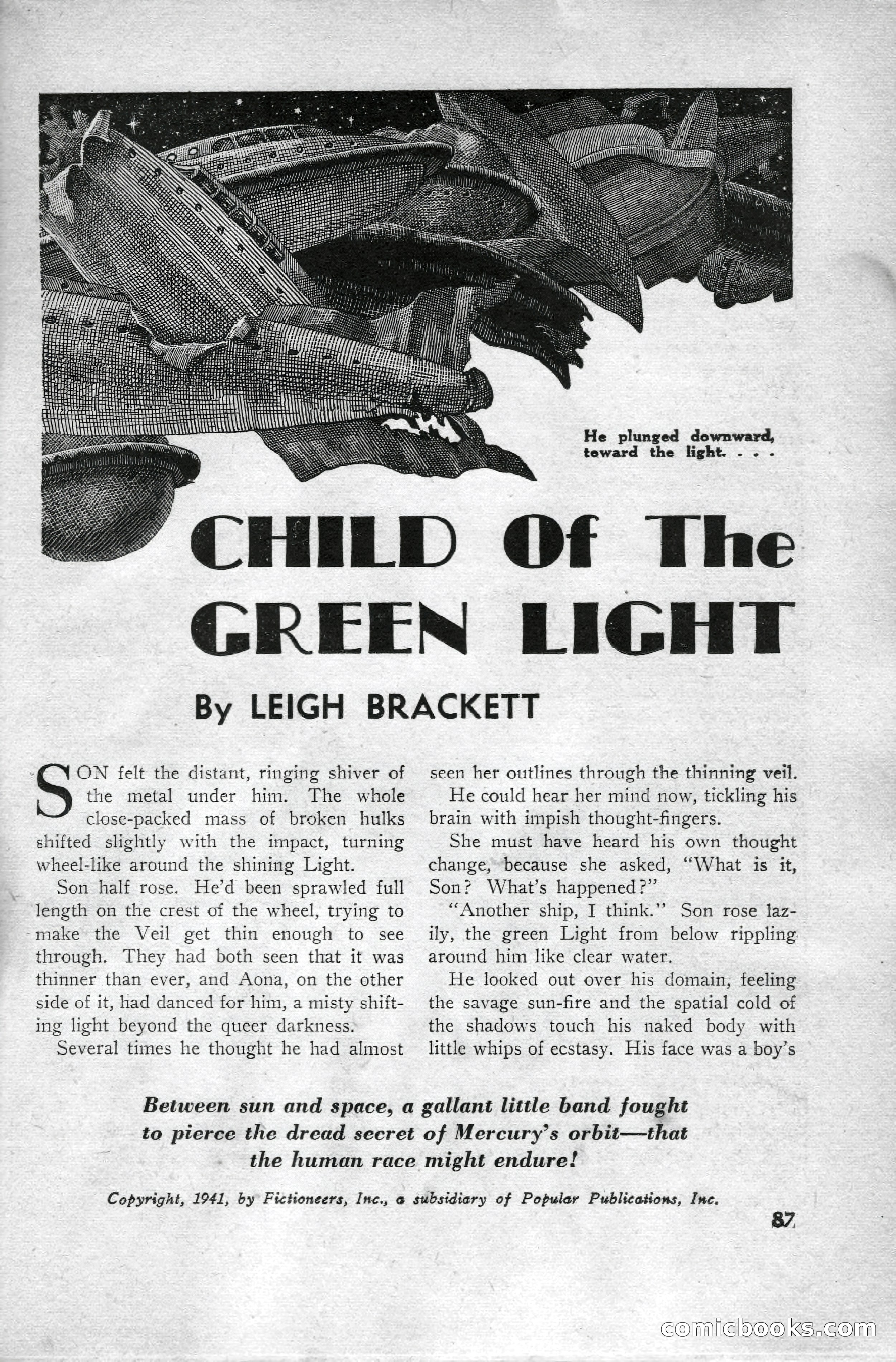 Super Science Stories, April 1951 — page 87 of 116