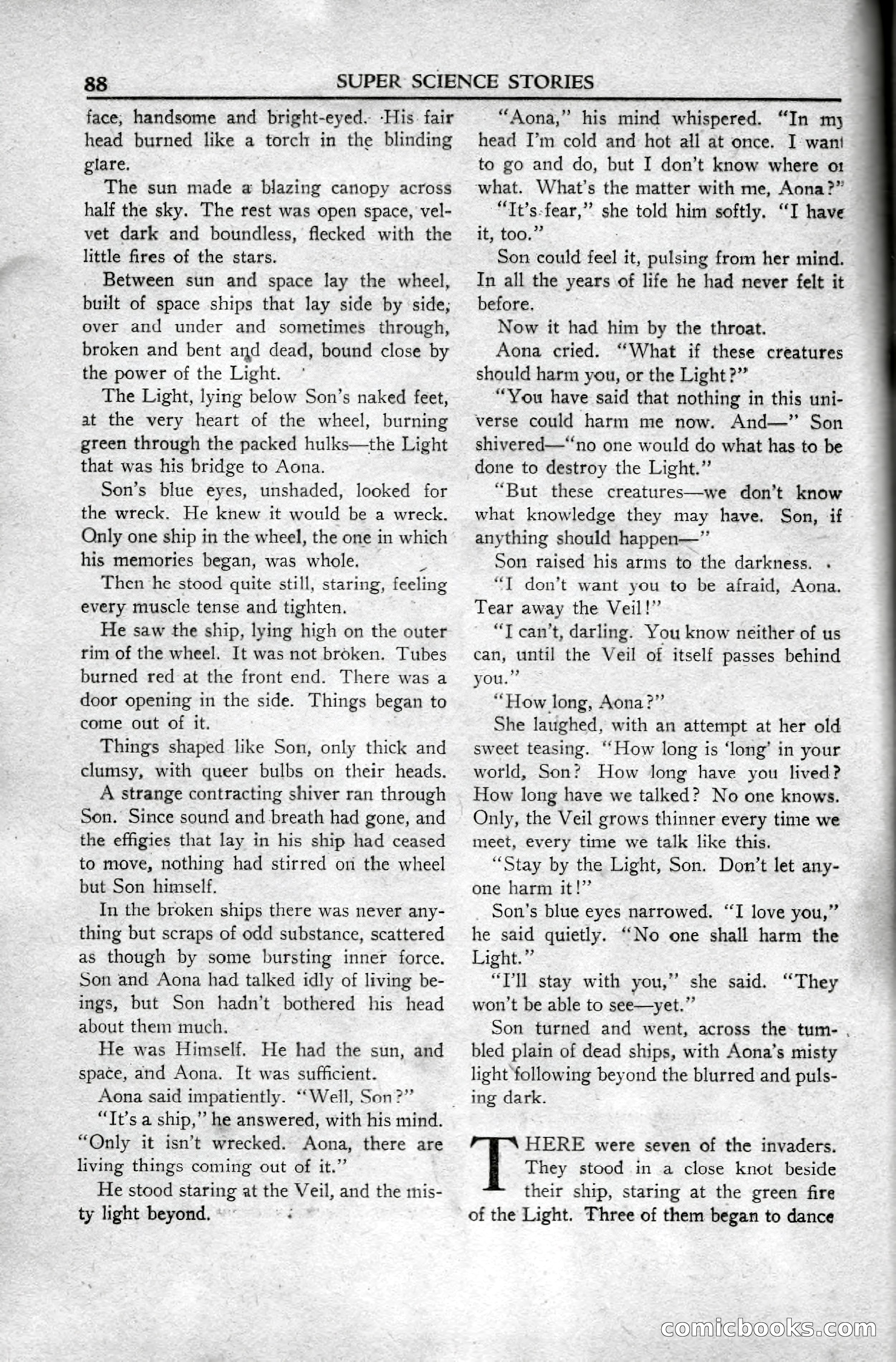 Super Science Stories, April 1951 — page 88 of 116