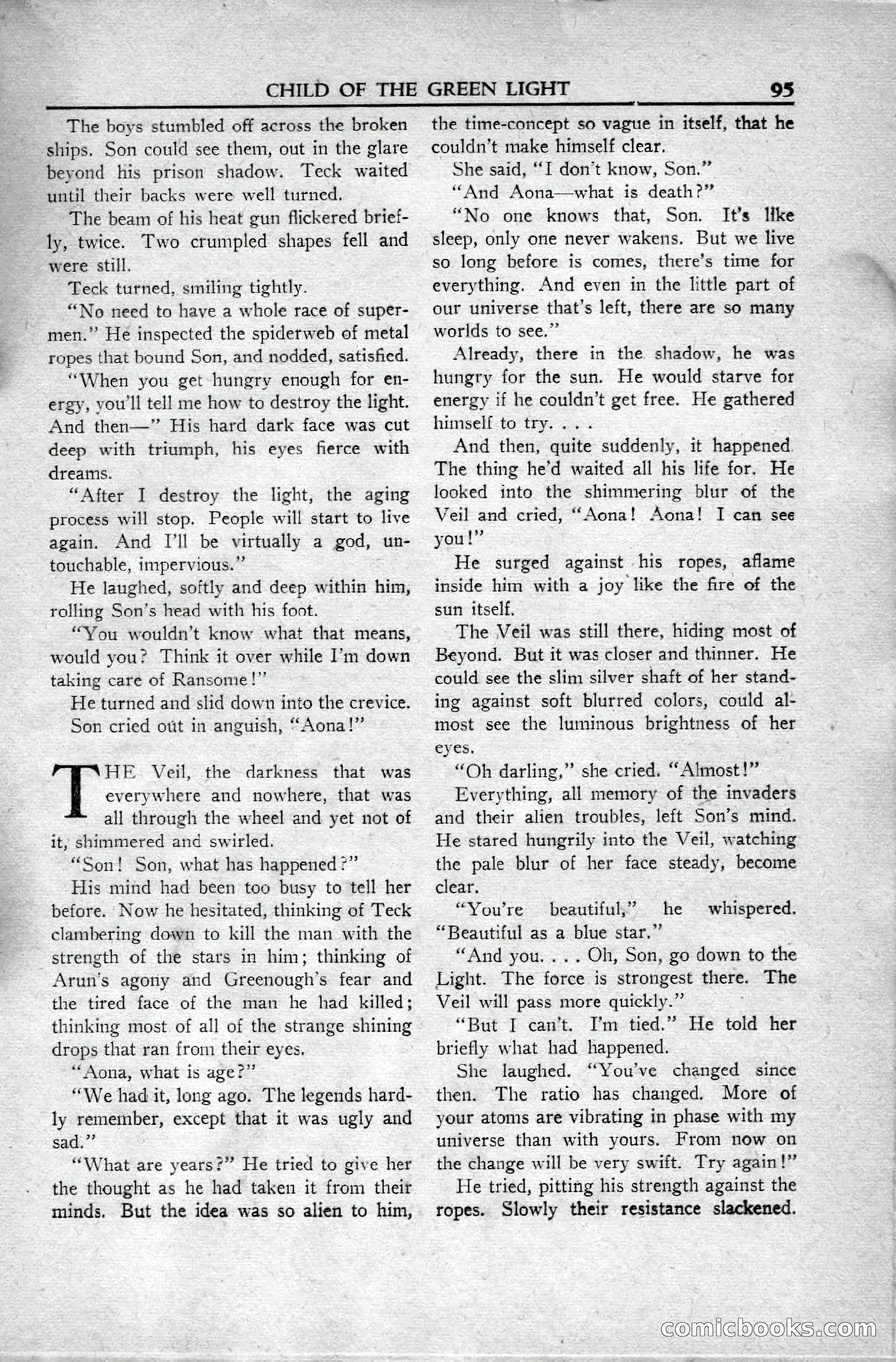 Super Science Stories, April 1951 — page 95 of 116