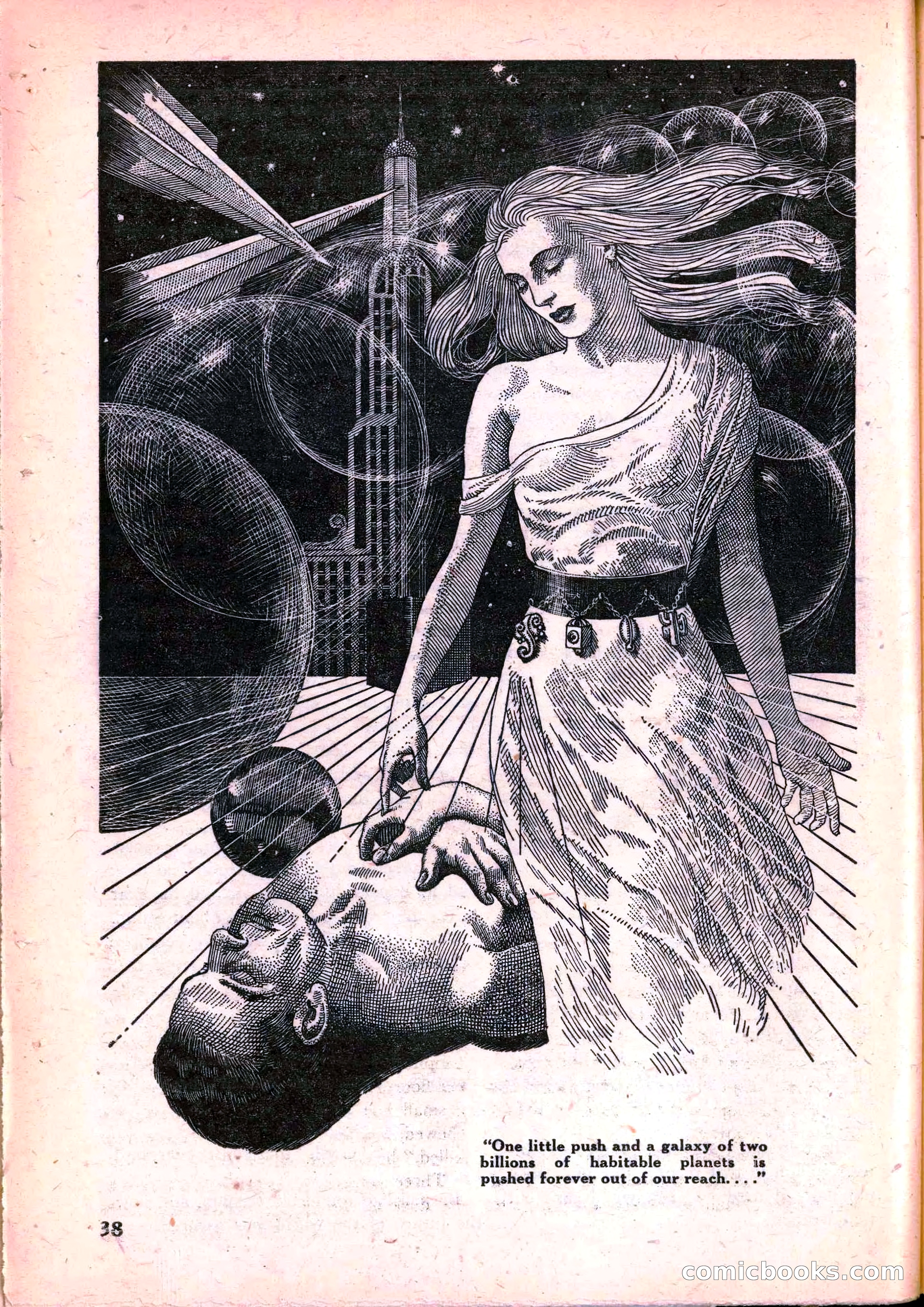 Super Science Stories, June 1951 — page 38 of 116