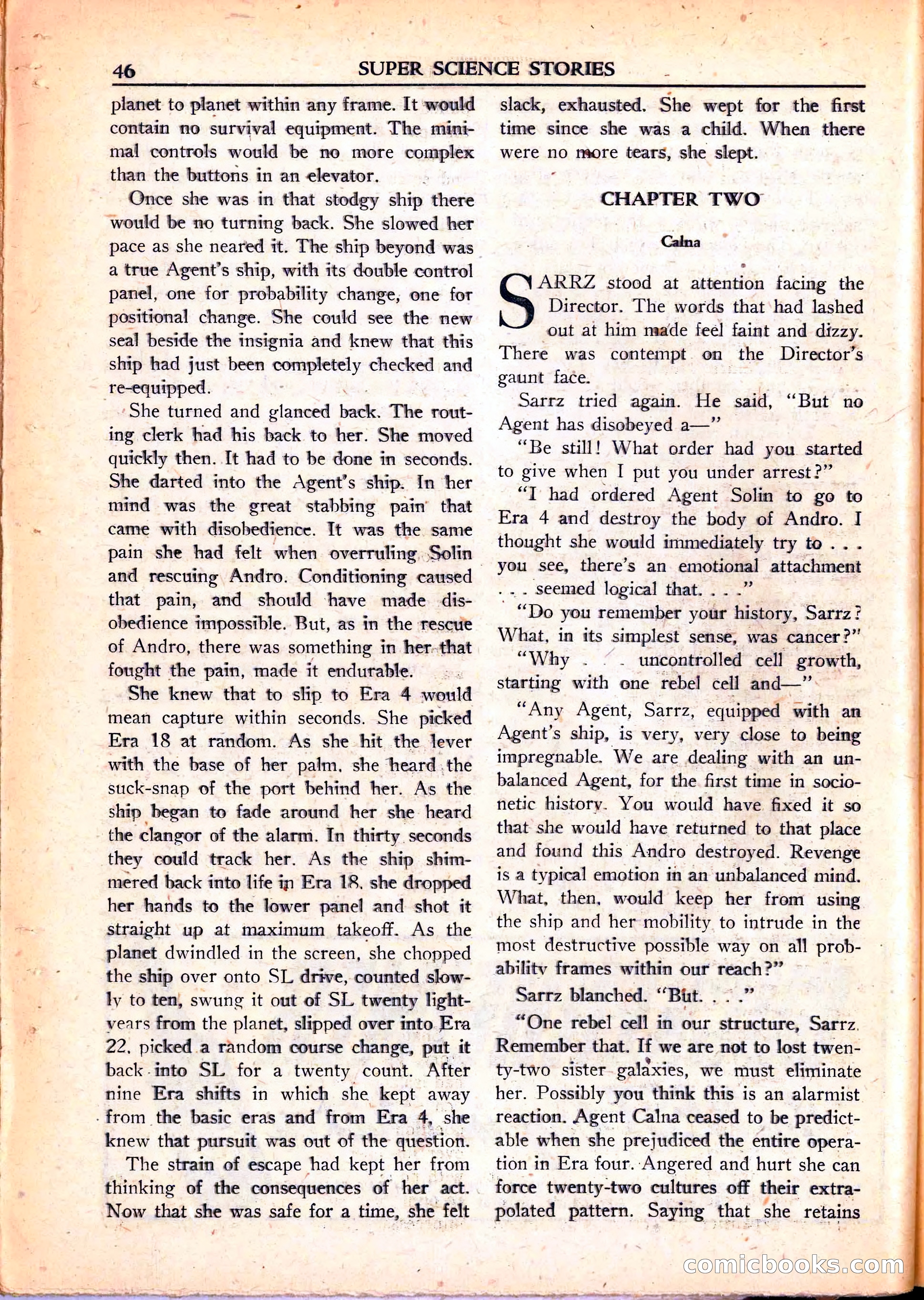 Super Science Stories, June 1951 — page 46 of 116