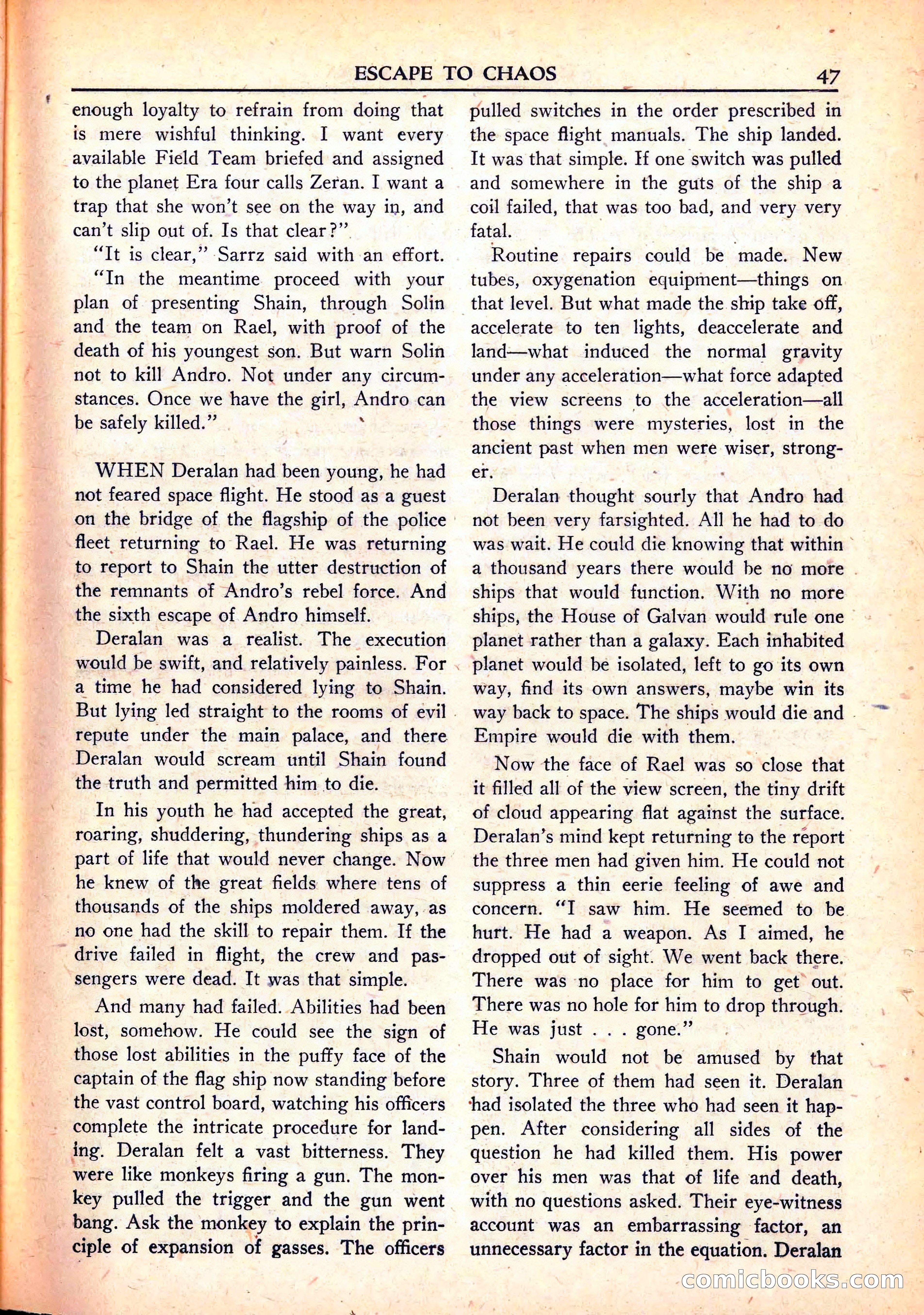 Super Science Stories, June 1951 — page 47 of 116
