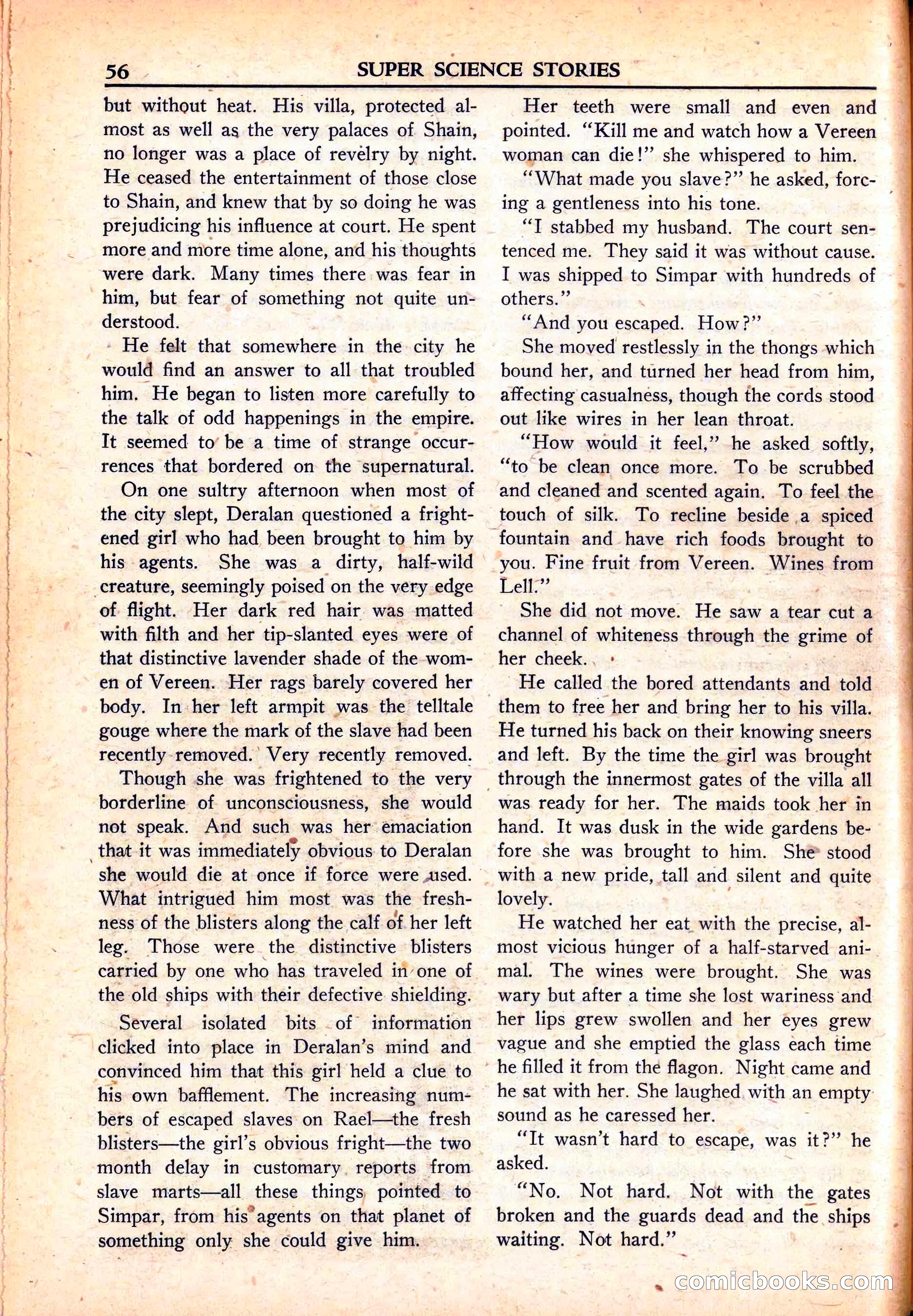 Super Science Stories, June 1951 — page 56 of 116