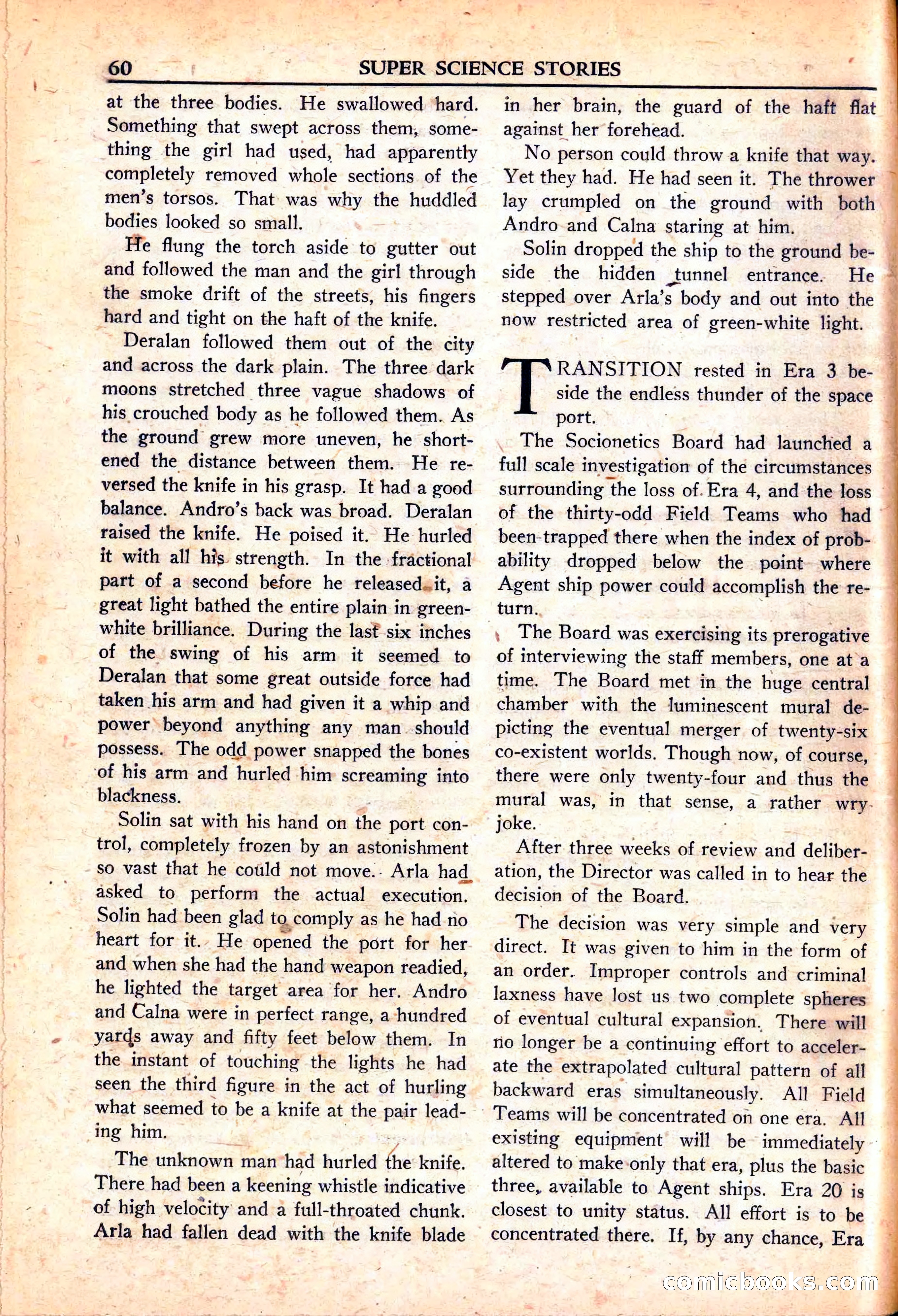 Super Science Stories, June 1951 — page 60 of 116