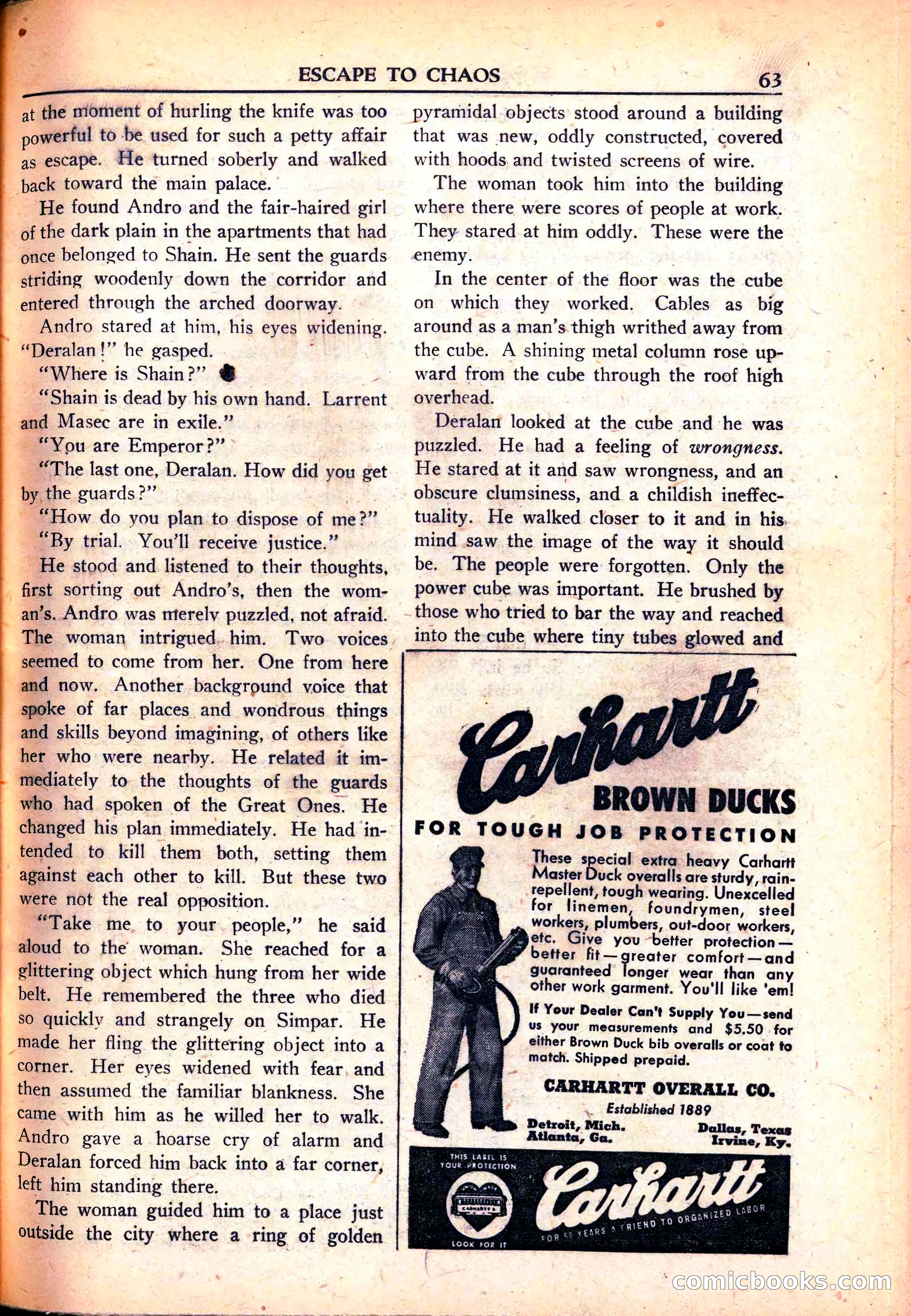 Super Science Stories, June 1951 — page 63 of 116