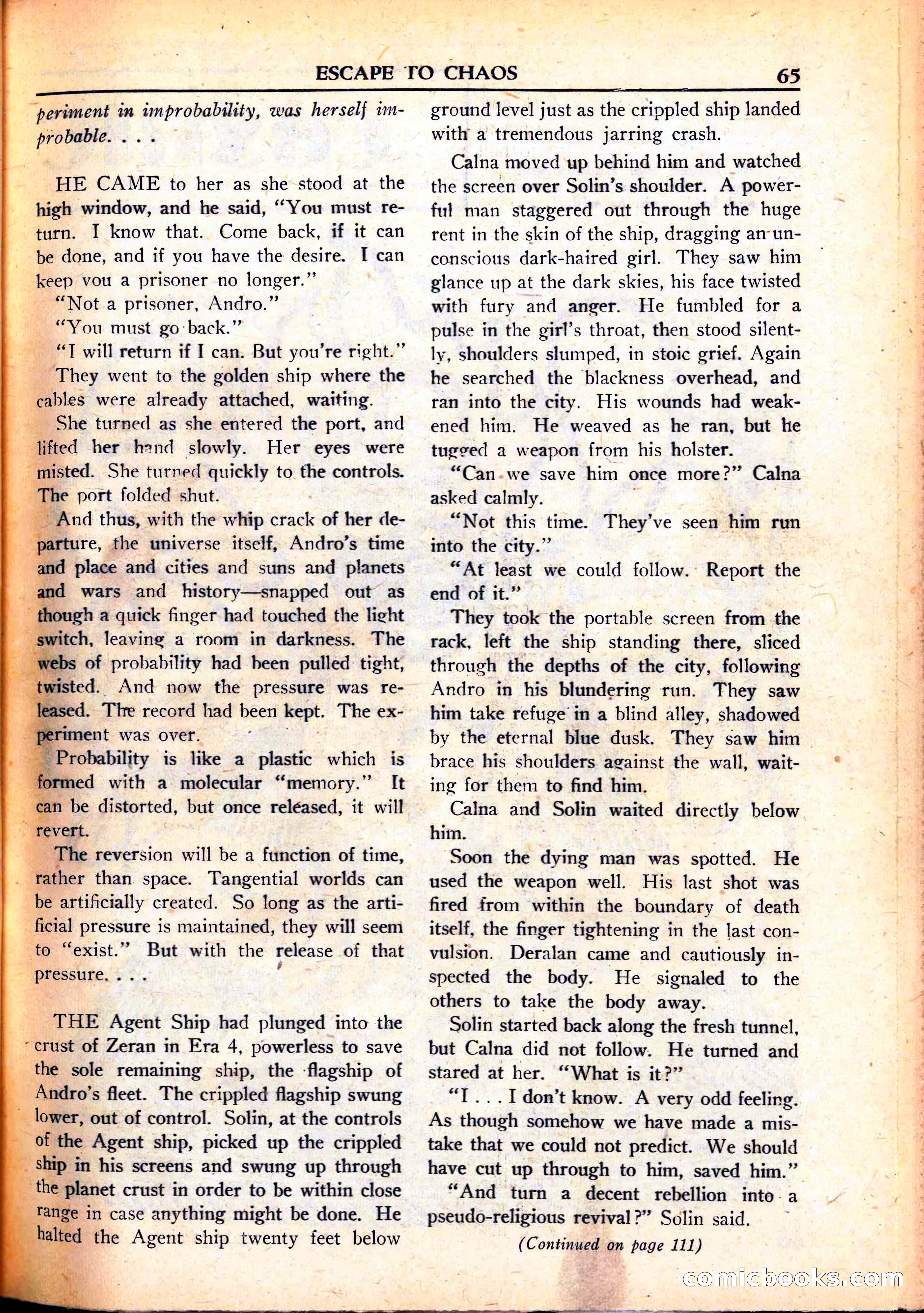 Super Science Stories, June 1951 — page 65 of 116