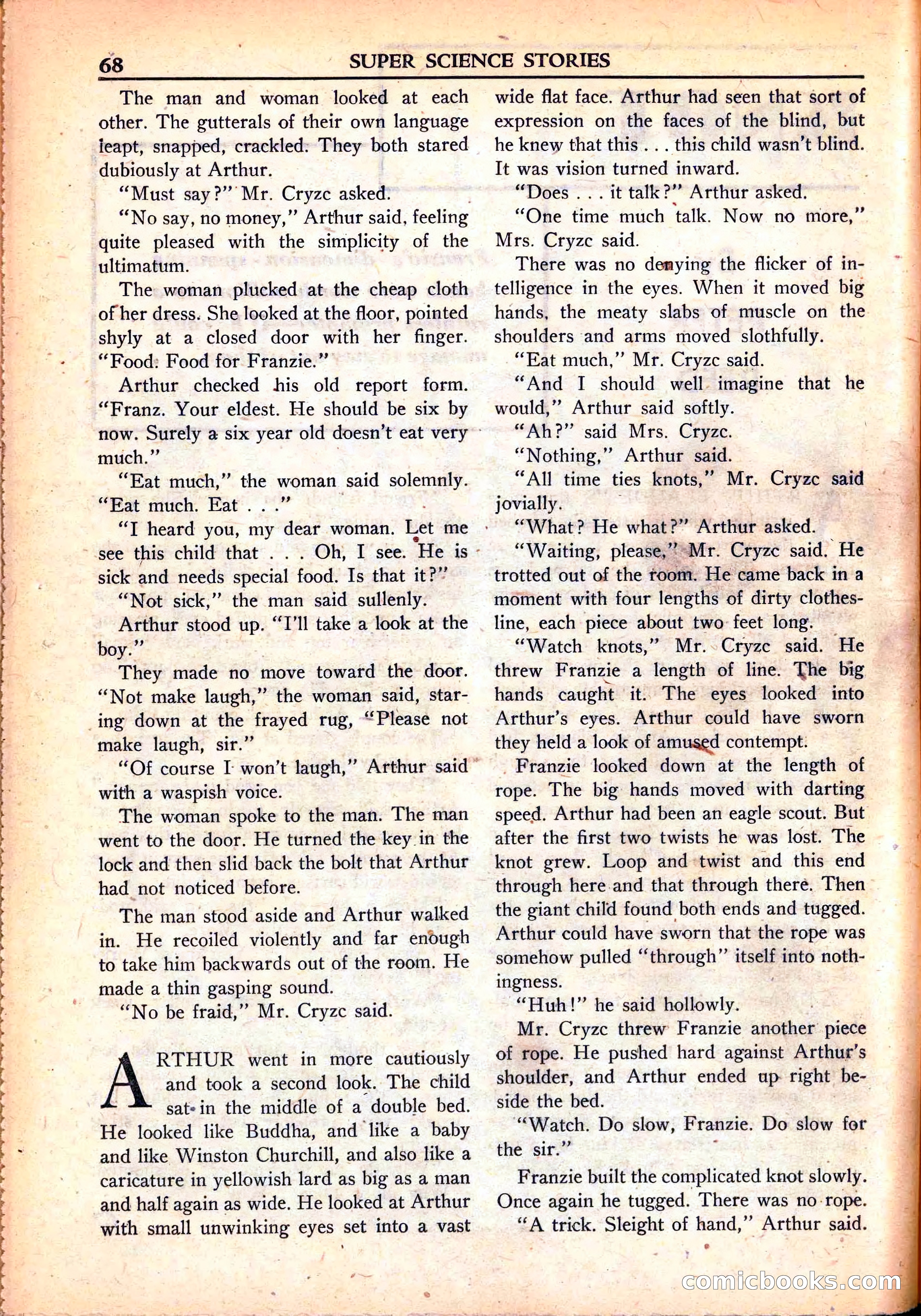 Super Science Stories, June 1951 — page 68 of 116