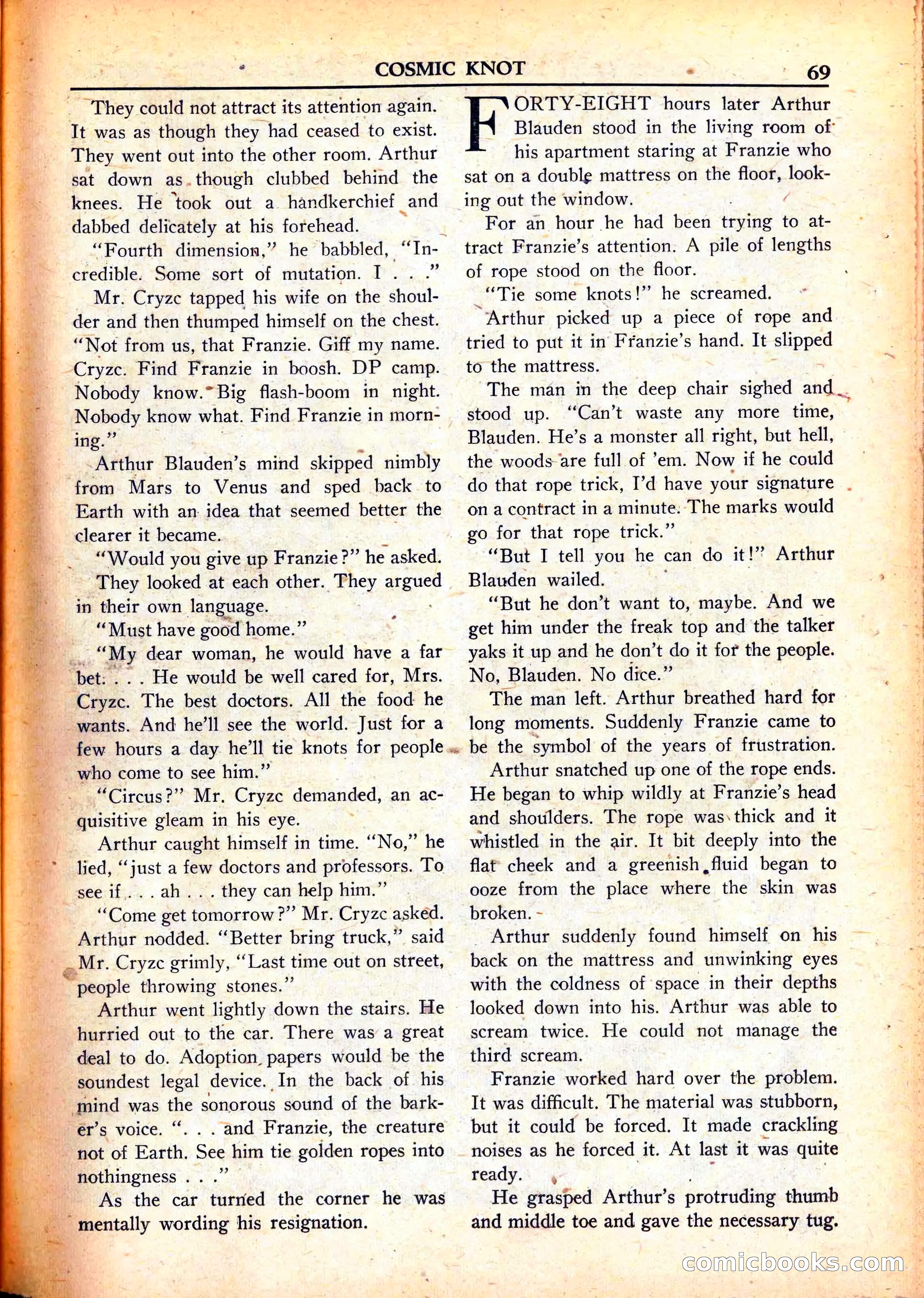 Super Science Stories, June 1951 — page 69 of 116