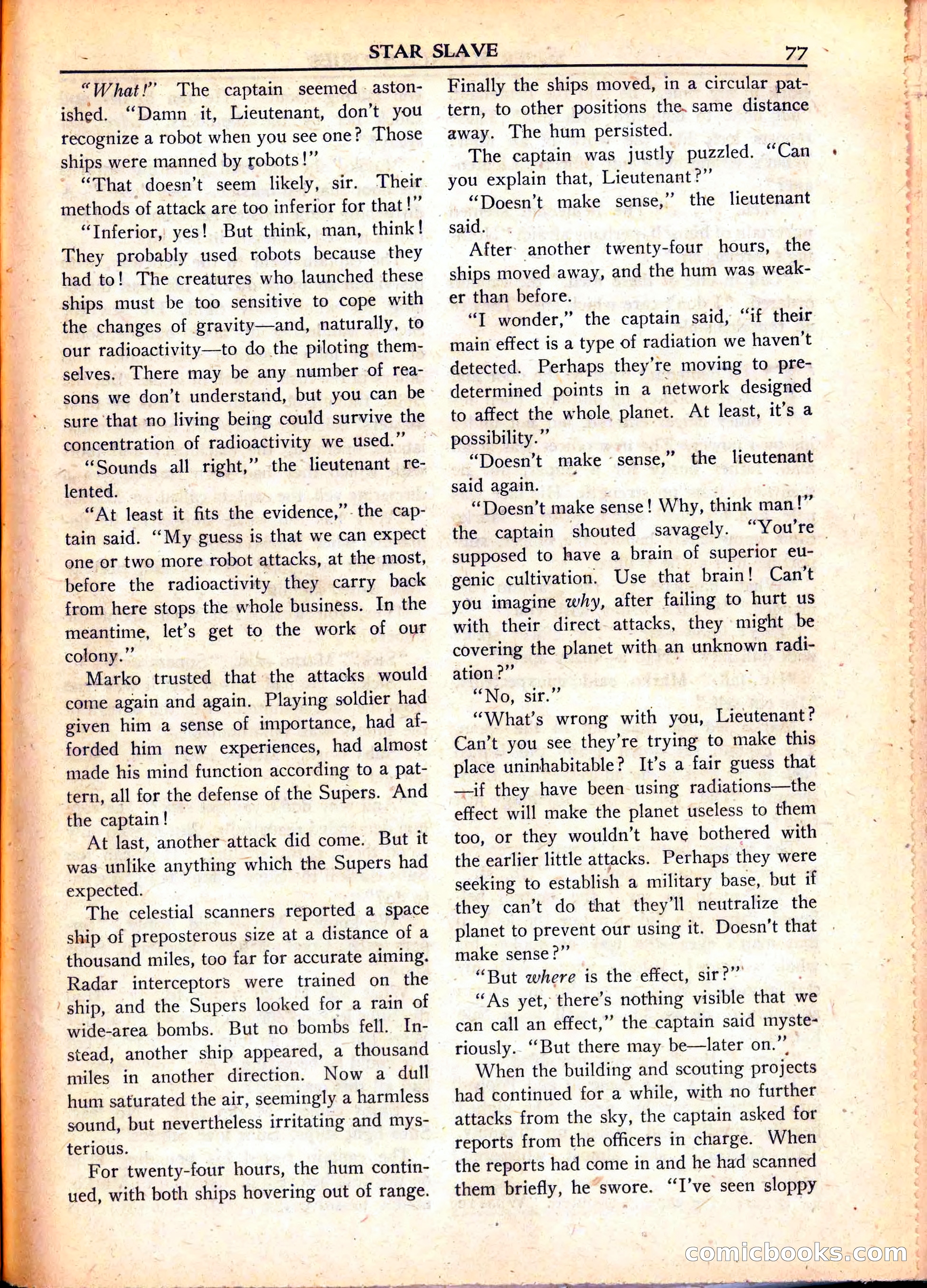 Super Science Stories, June 1951 — page 77 of 116