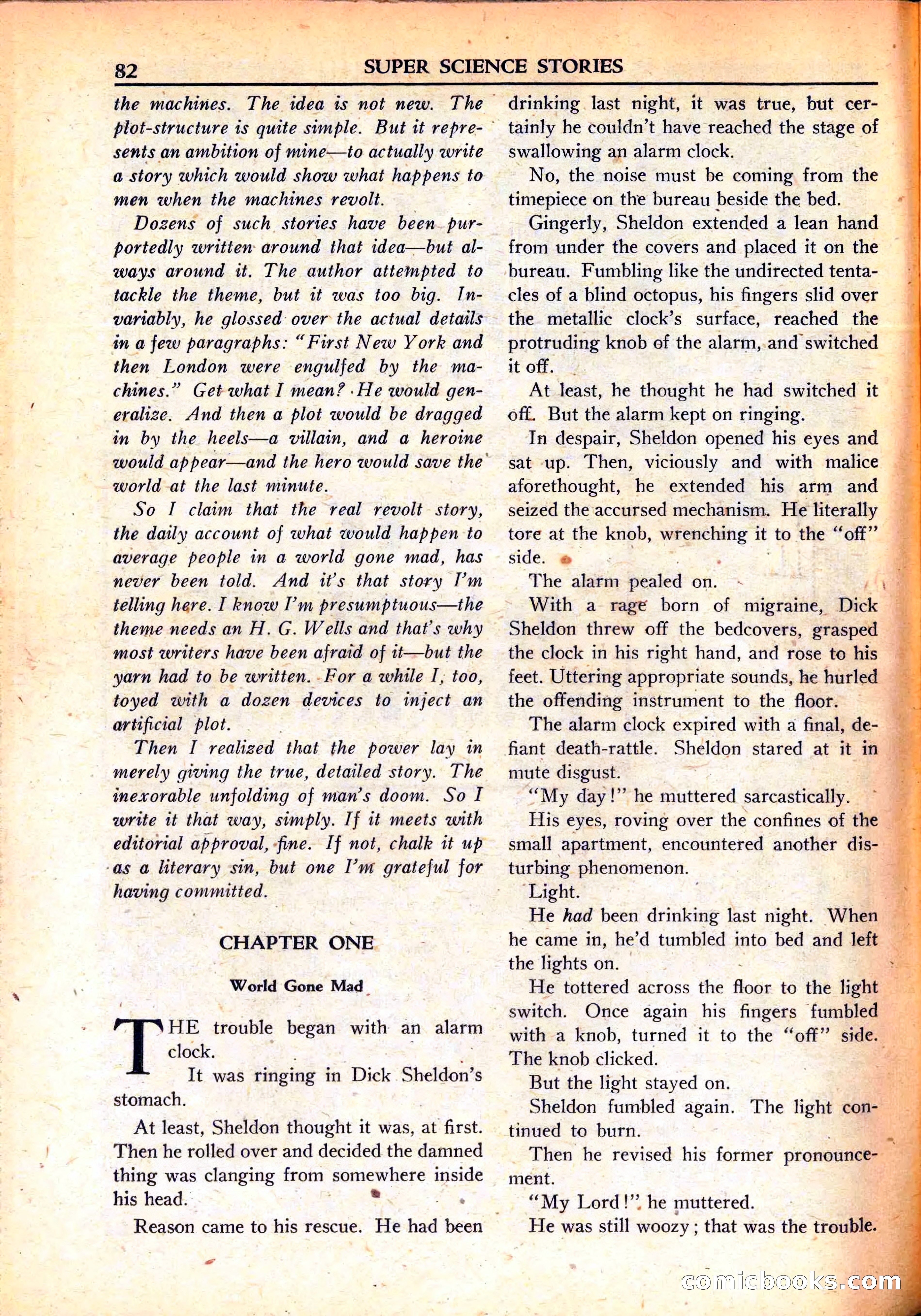 Super Science Stories, June 1951 — page 82 of 116