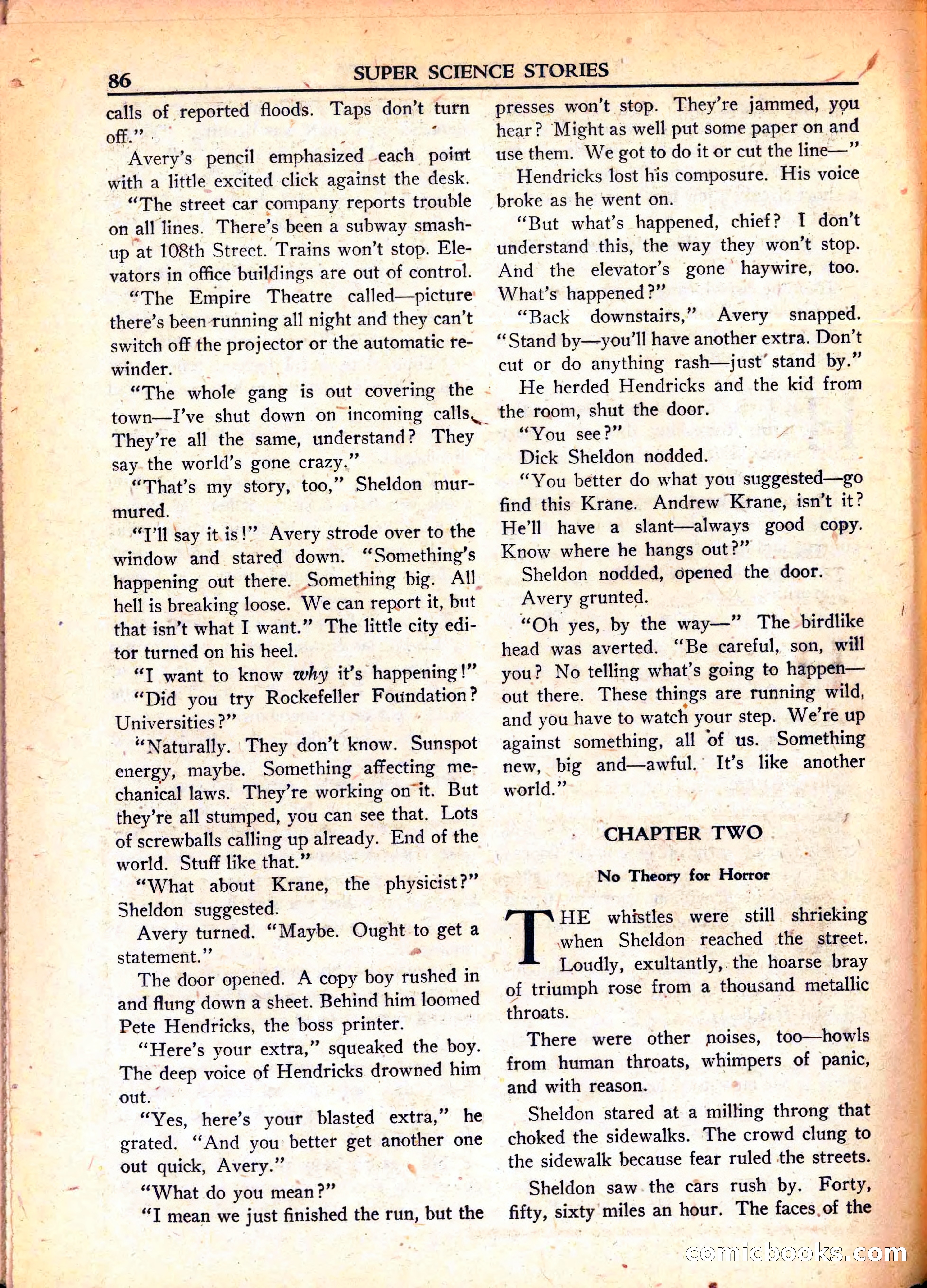 Super Science Stories, June 1951 — page 86 of 116