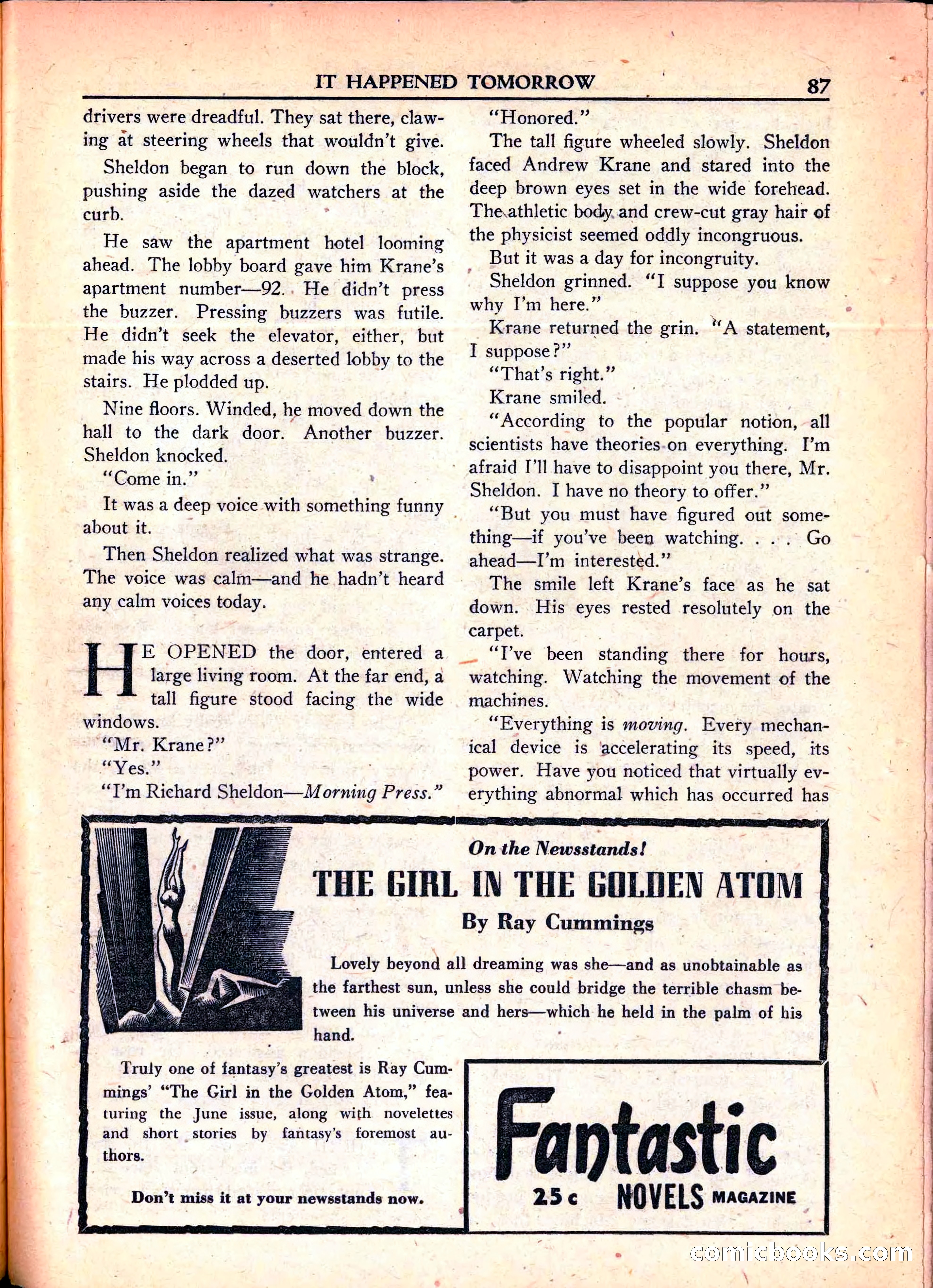 Super Science Stories, June 1951 — page 87 of 116