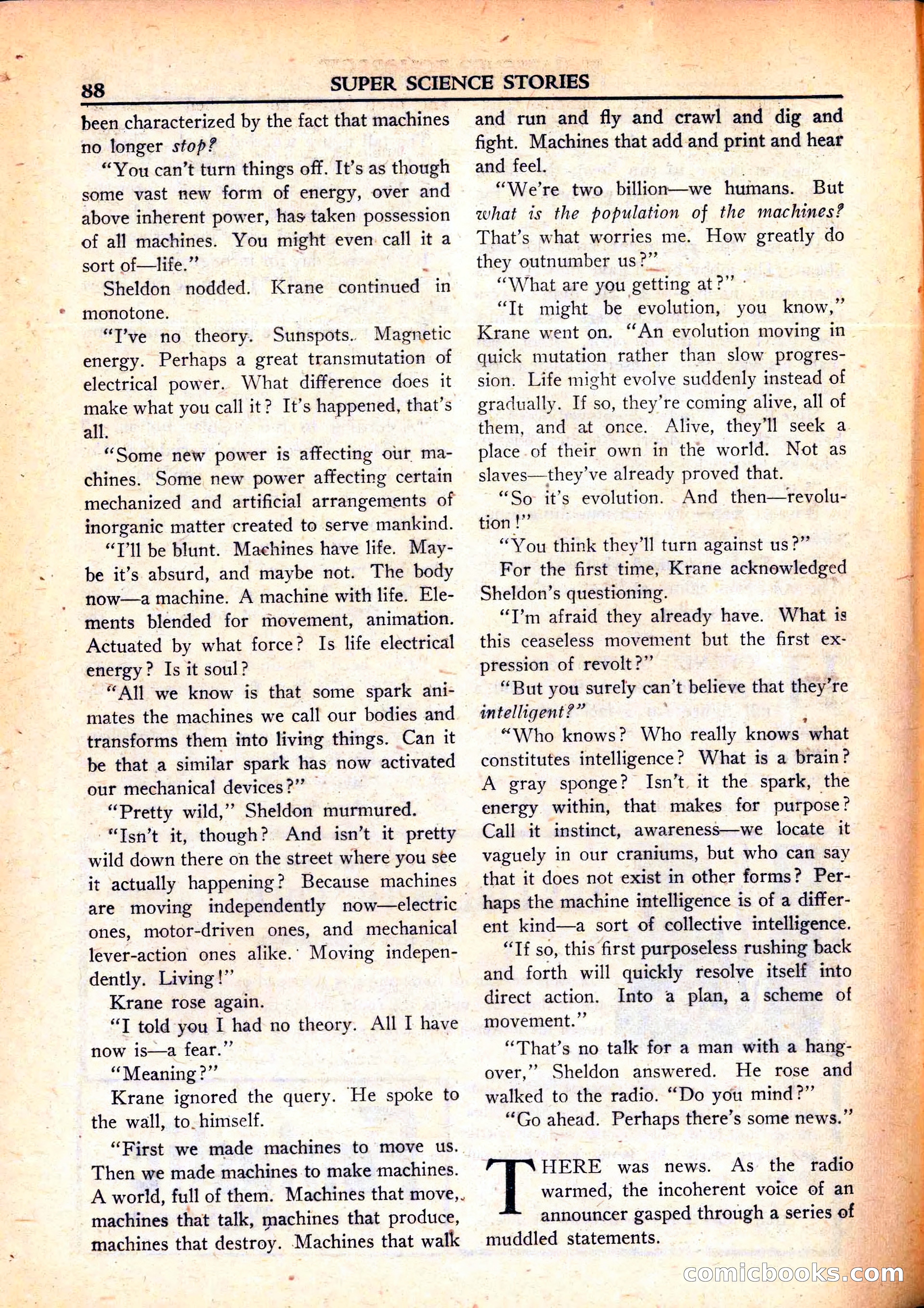 Super Science Stories, June 1951 — page 88 of 116