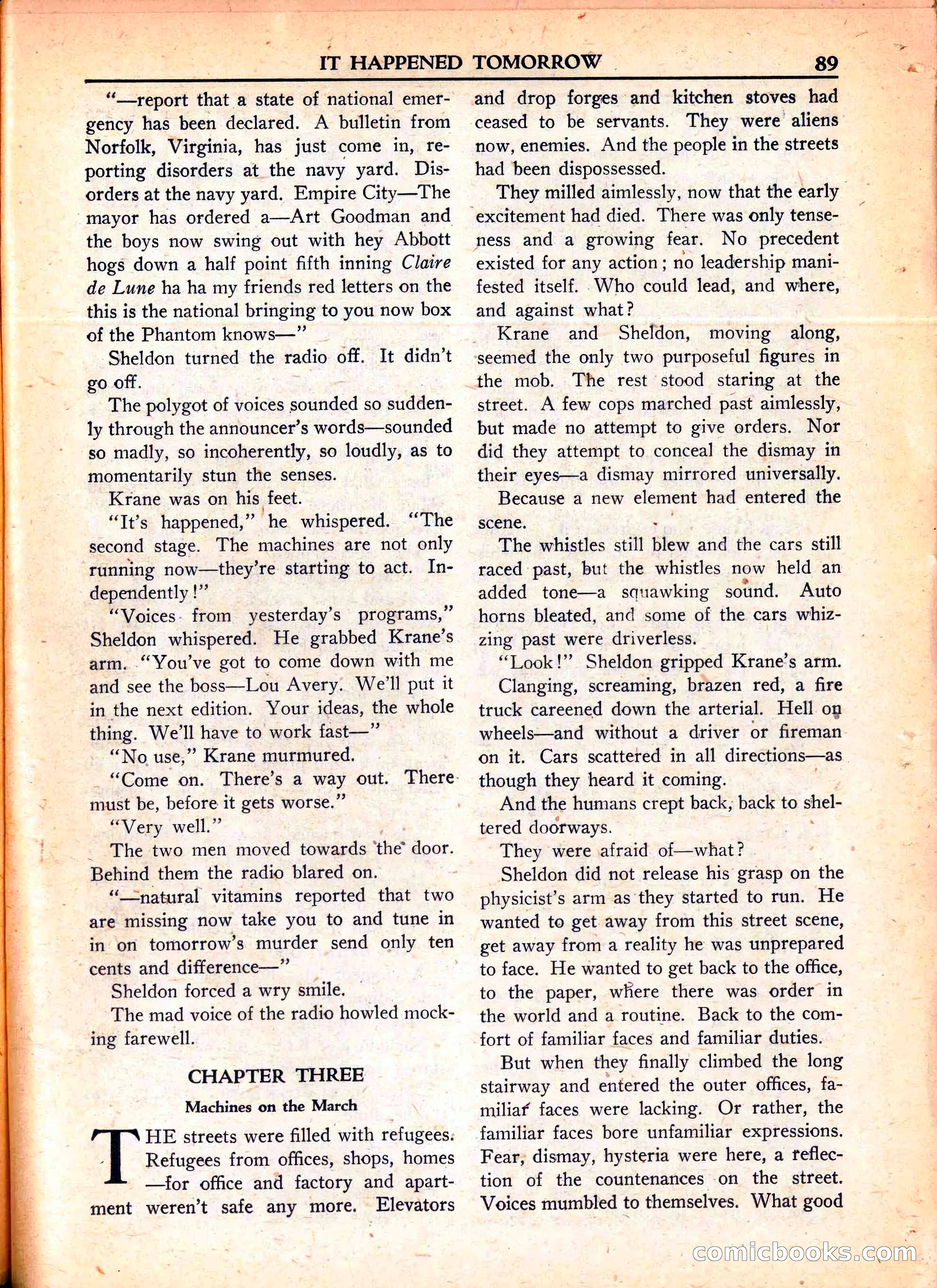Super Science Stories, June 1951 — page 89 of 116