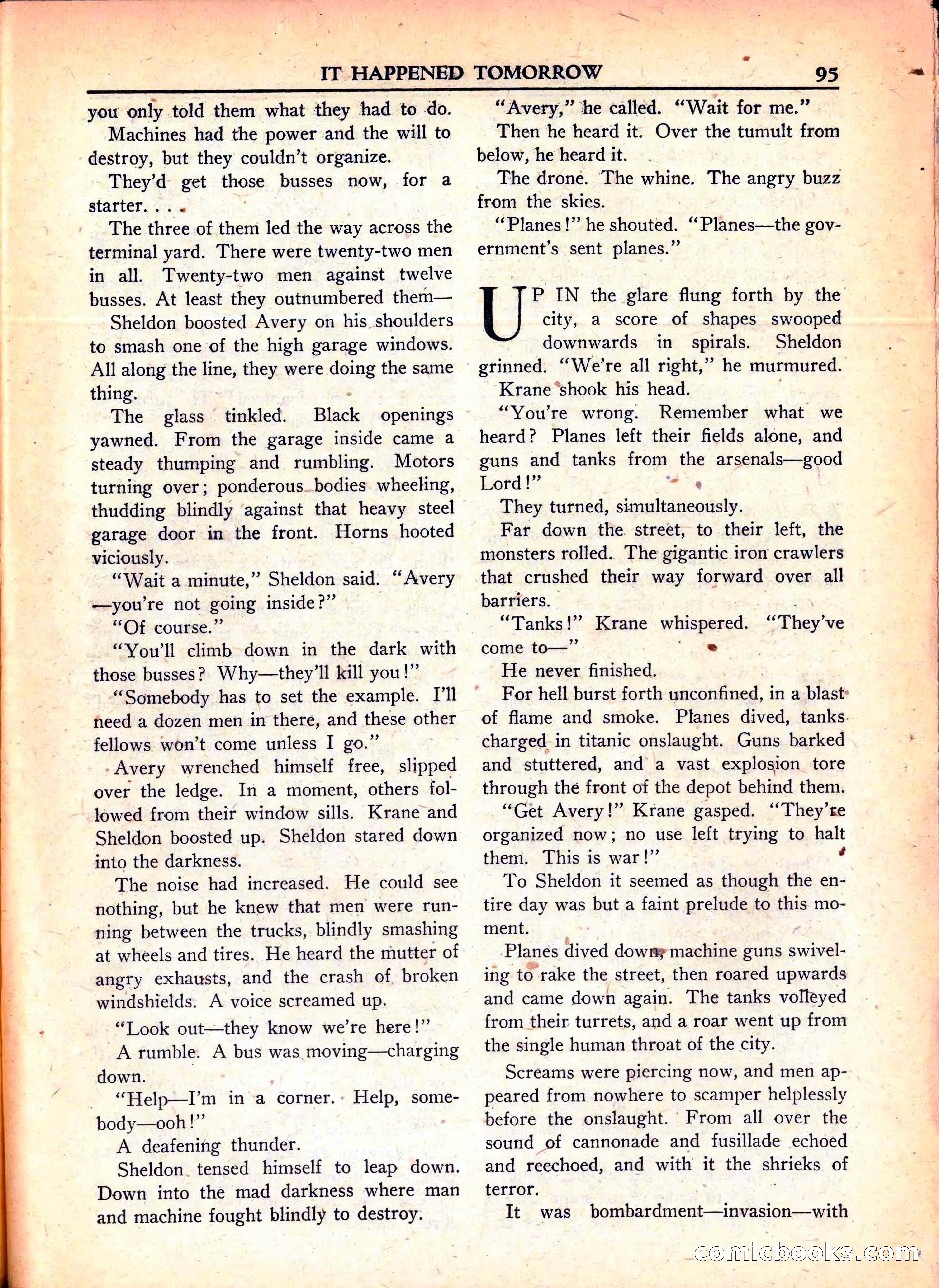 Super Science Stories, June 1951 — page 95 of 116