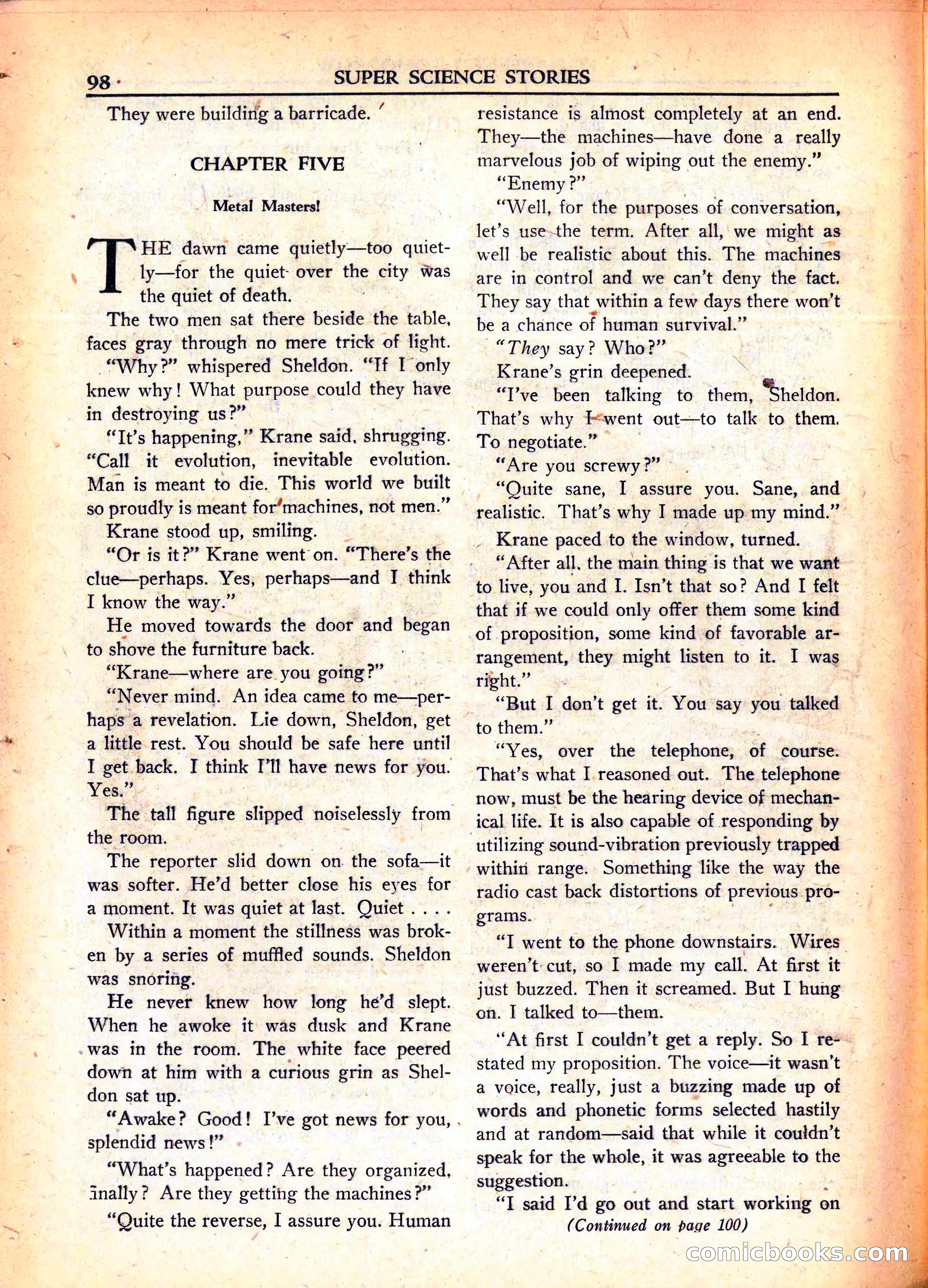 Super Science Stories, June 1951 — page 98 of 116