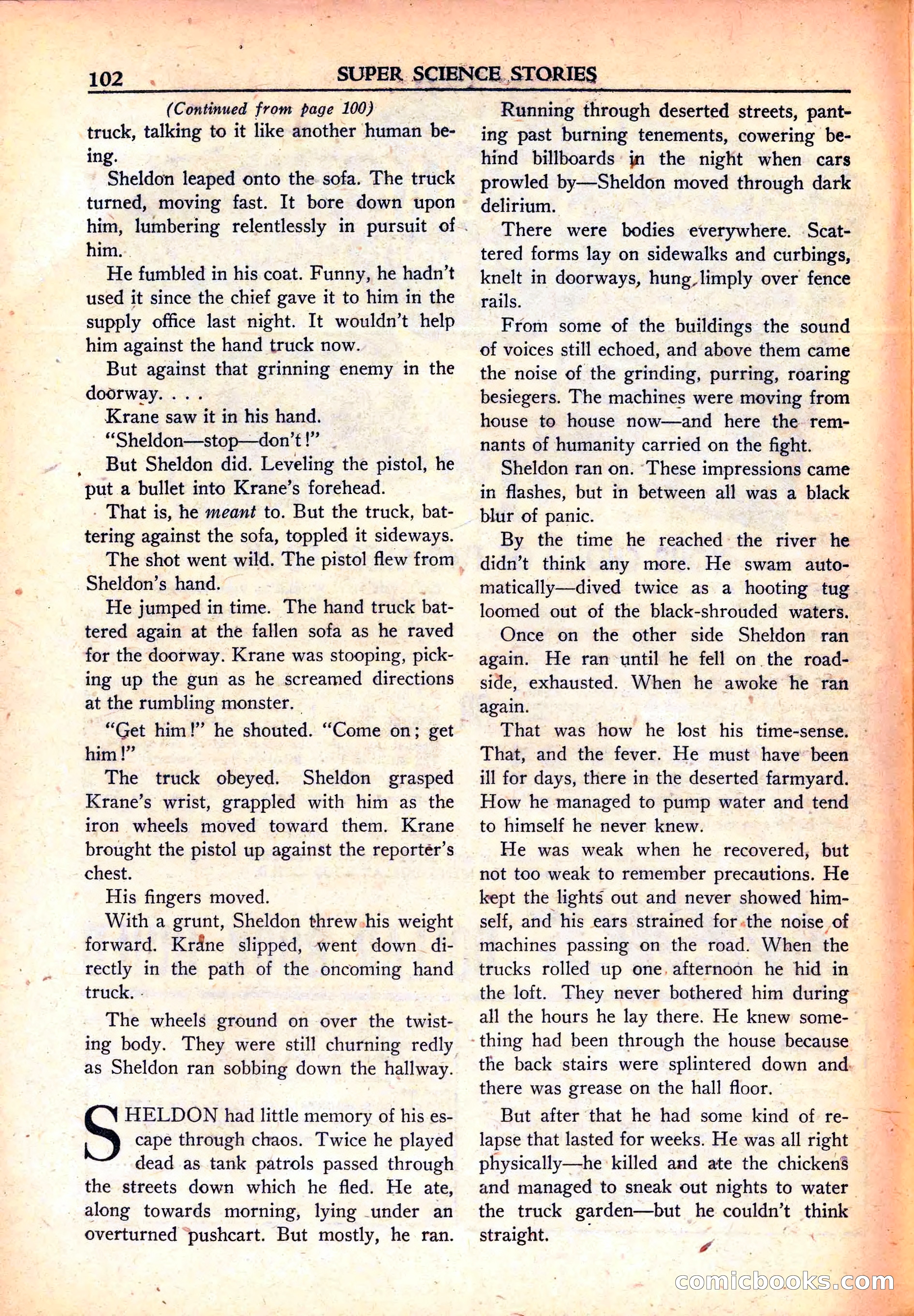 Super Science Stories, June 1951 — page 102 of 116