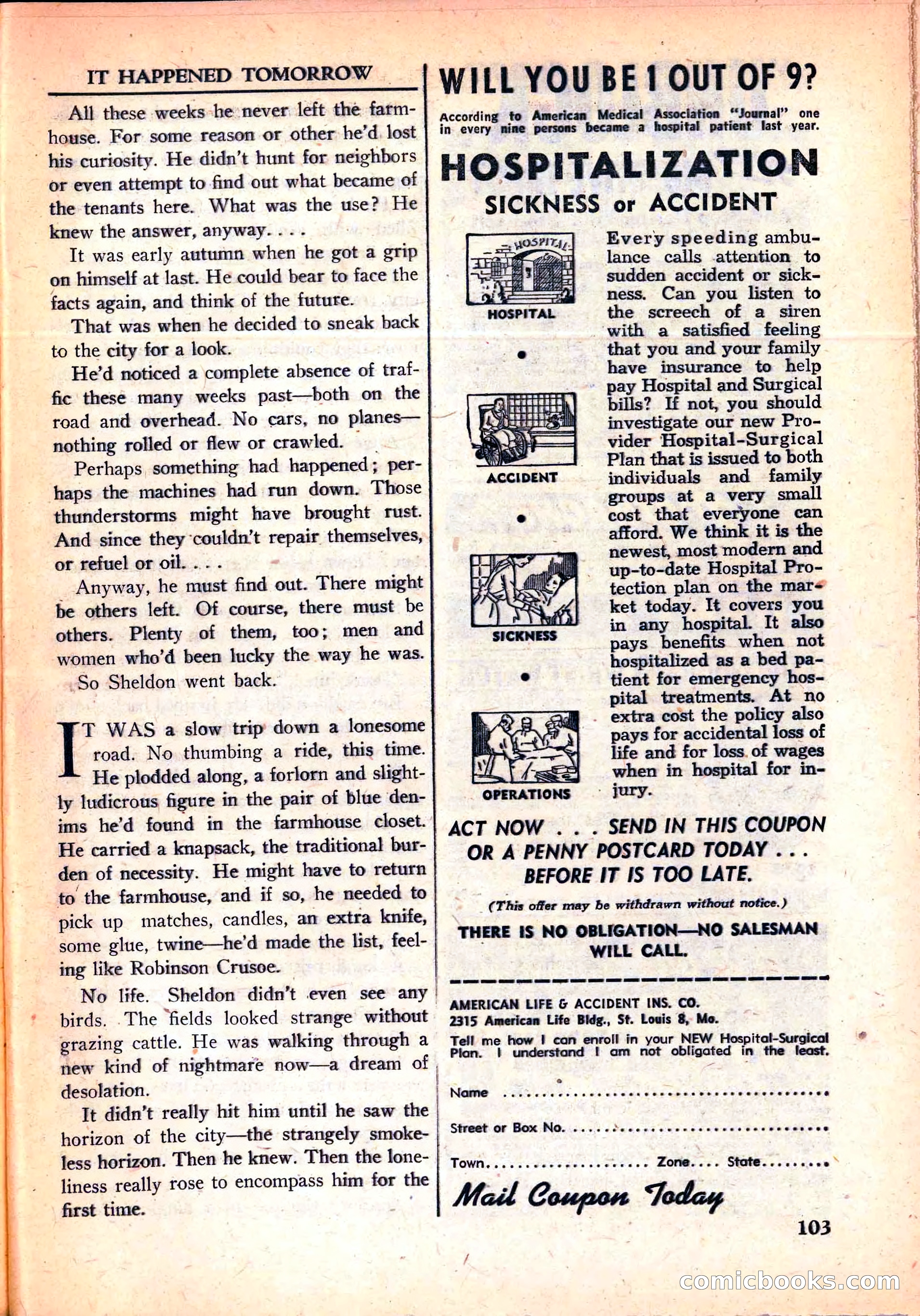 Super Science Stories, June 1951 — page 103 of 116