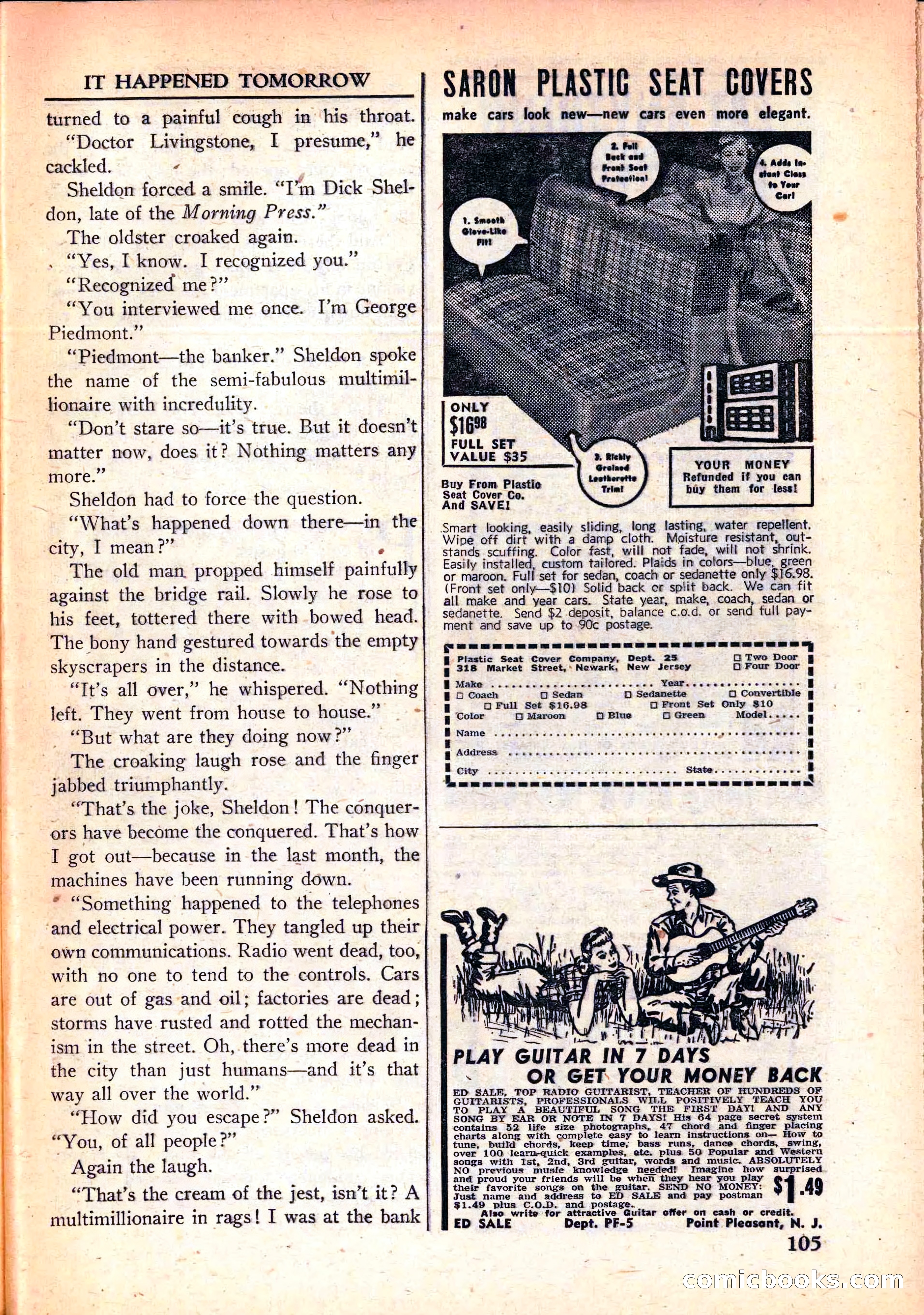 Super Science Stories, June 1951 — page 105 of 116