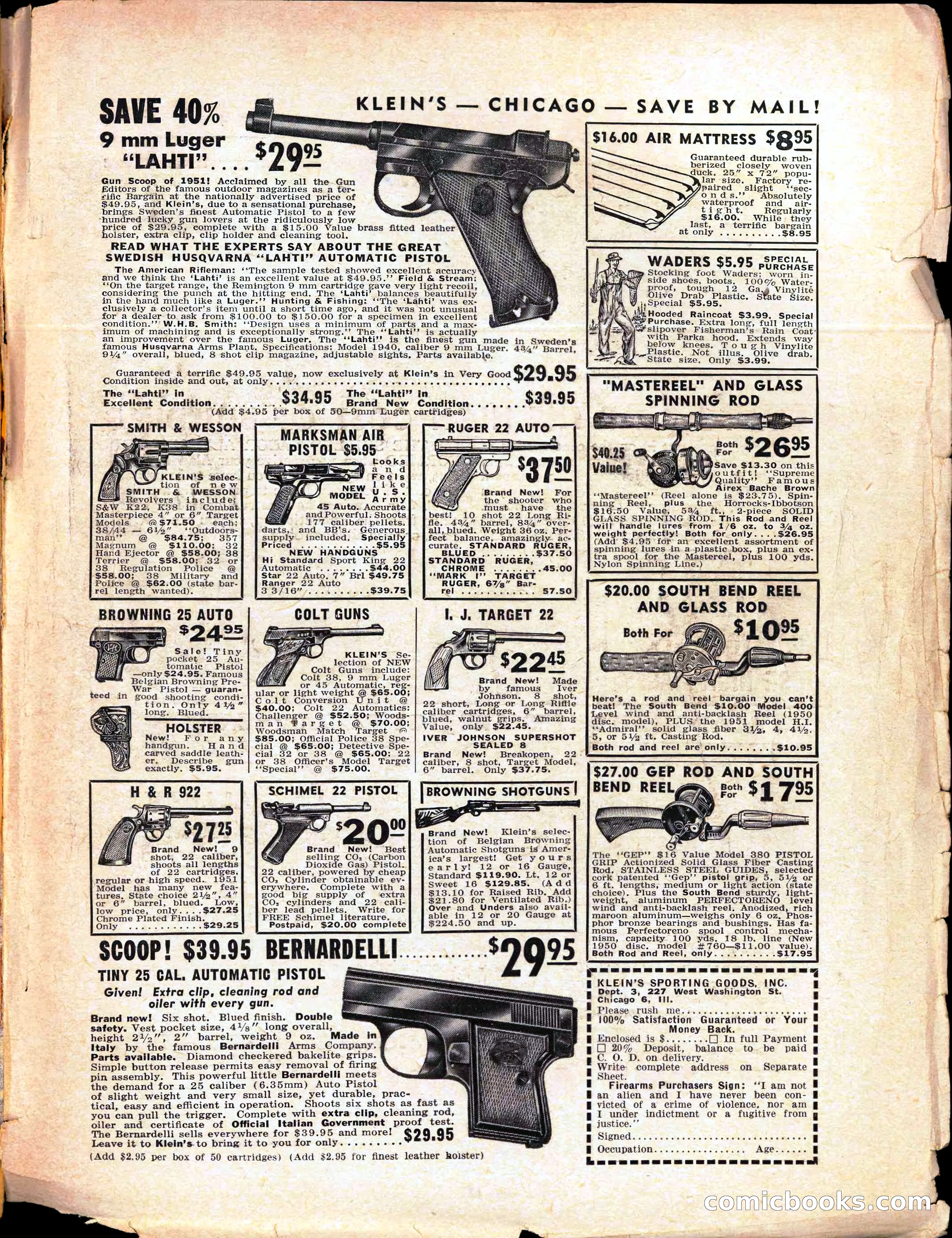 Super Science Stories, June 1951 — page 115 of 116
