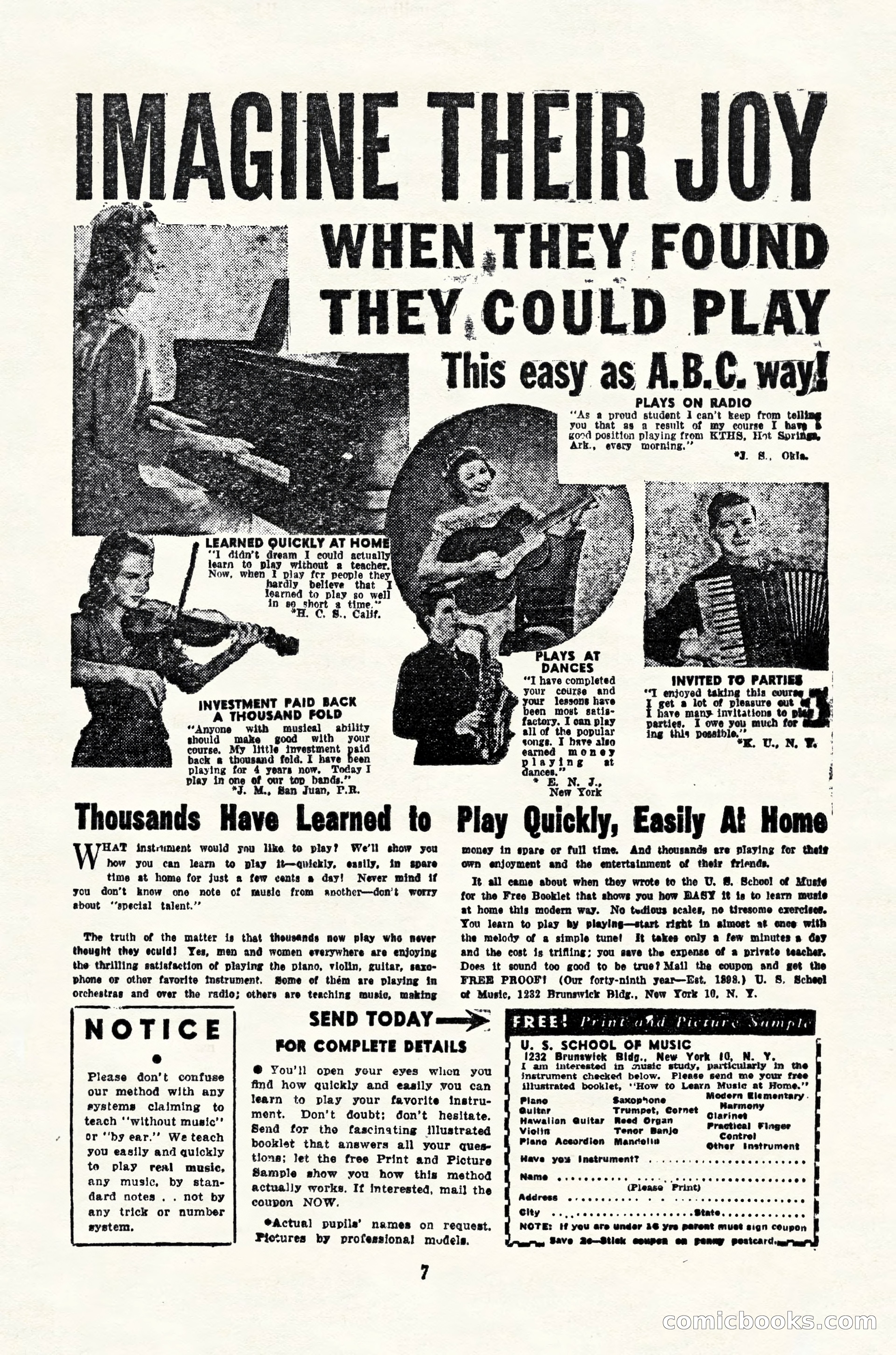 Super Sports, February 1947 — page 7 of 100