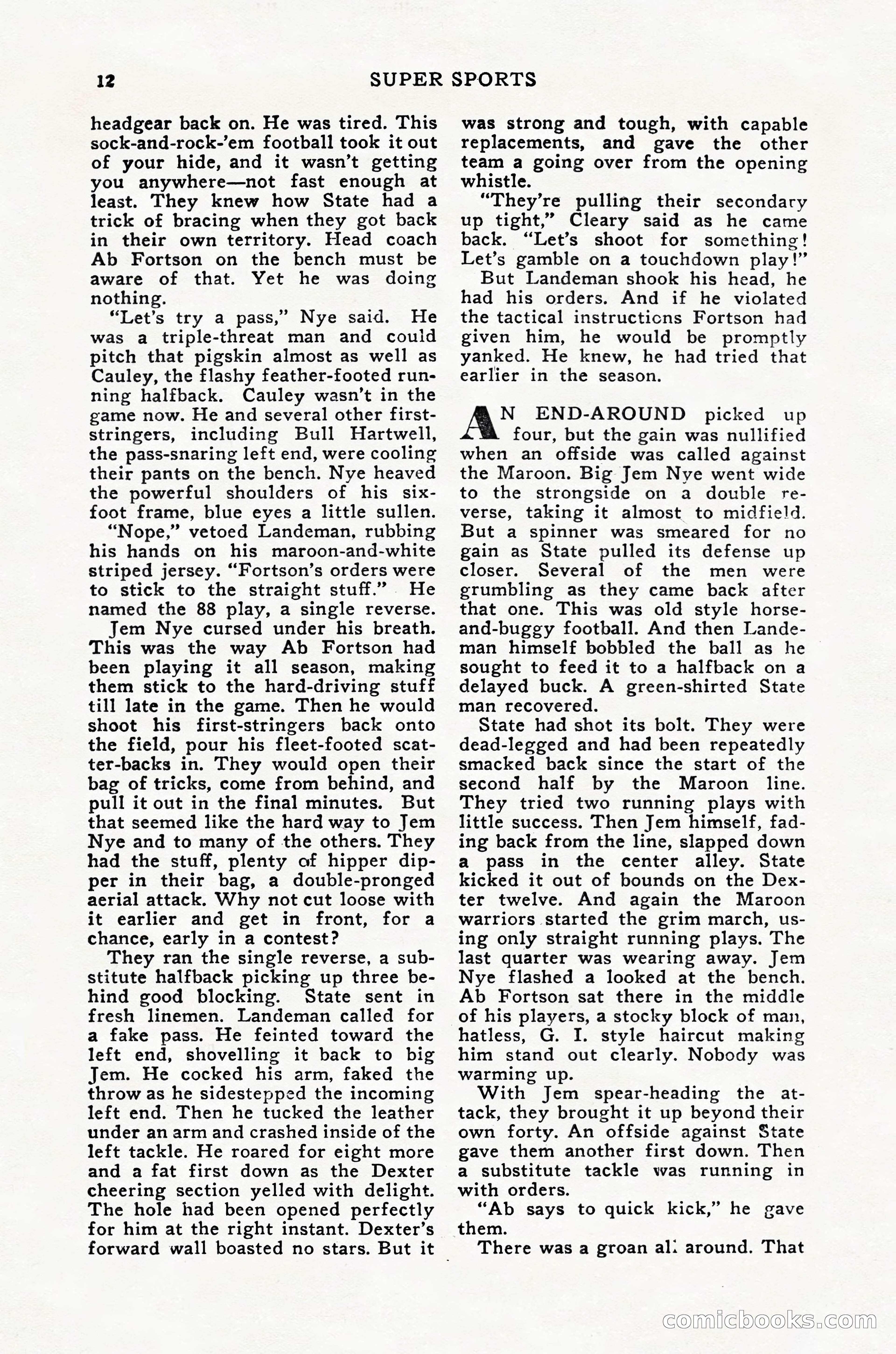Super Sports, February 1947 — page 12 of 100