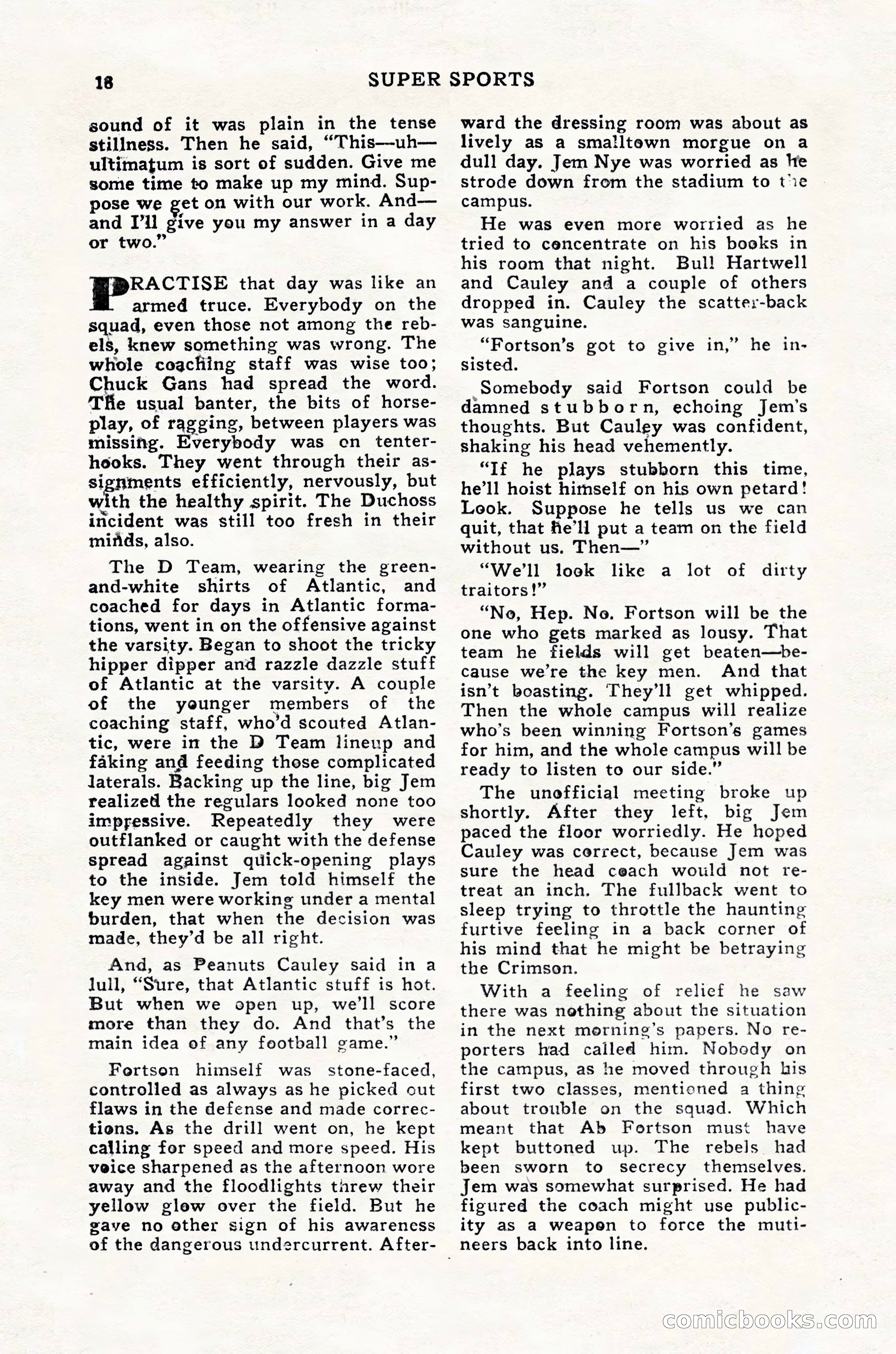 Super Sports, February 1947 — page 18 of 100