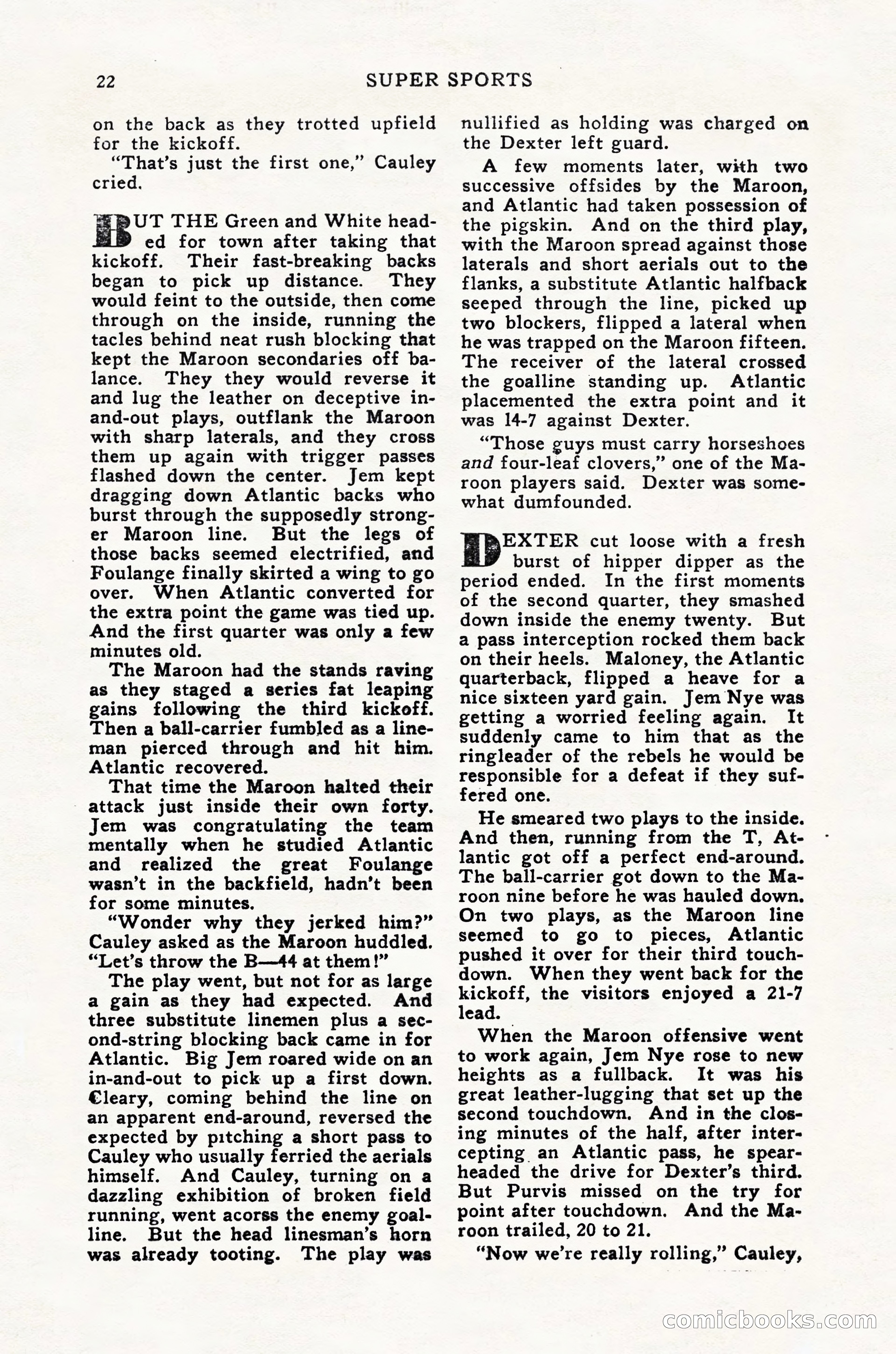 Super Sports, February 1947 — page 22 of 100
