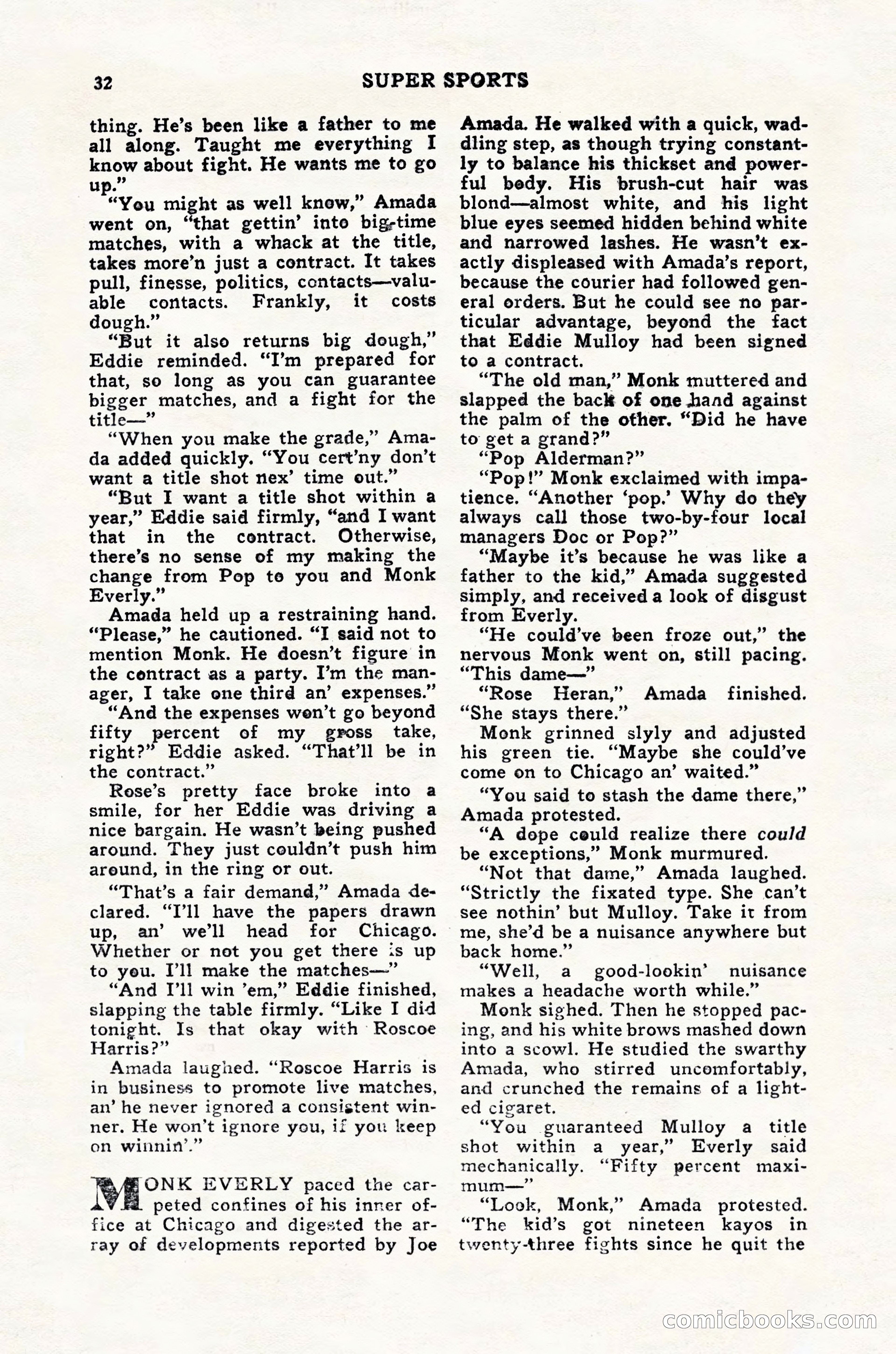 Super Sports, February 1947 — page 32 of 100