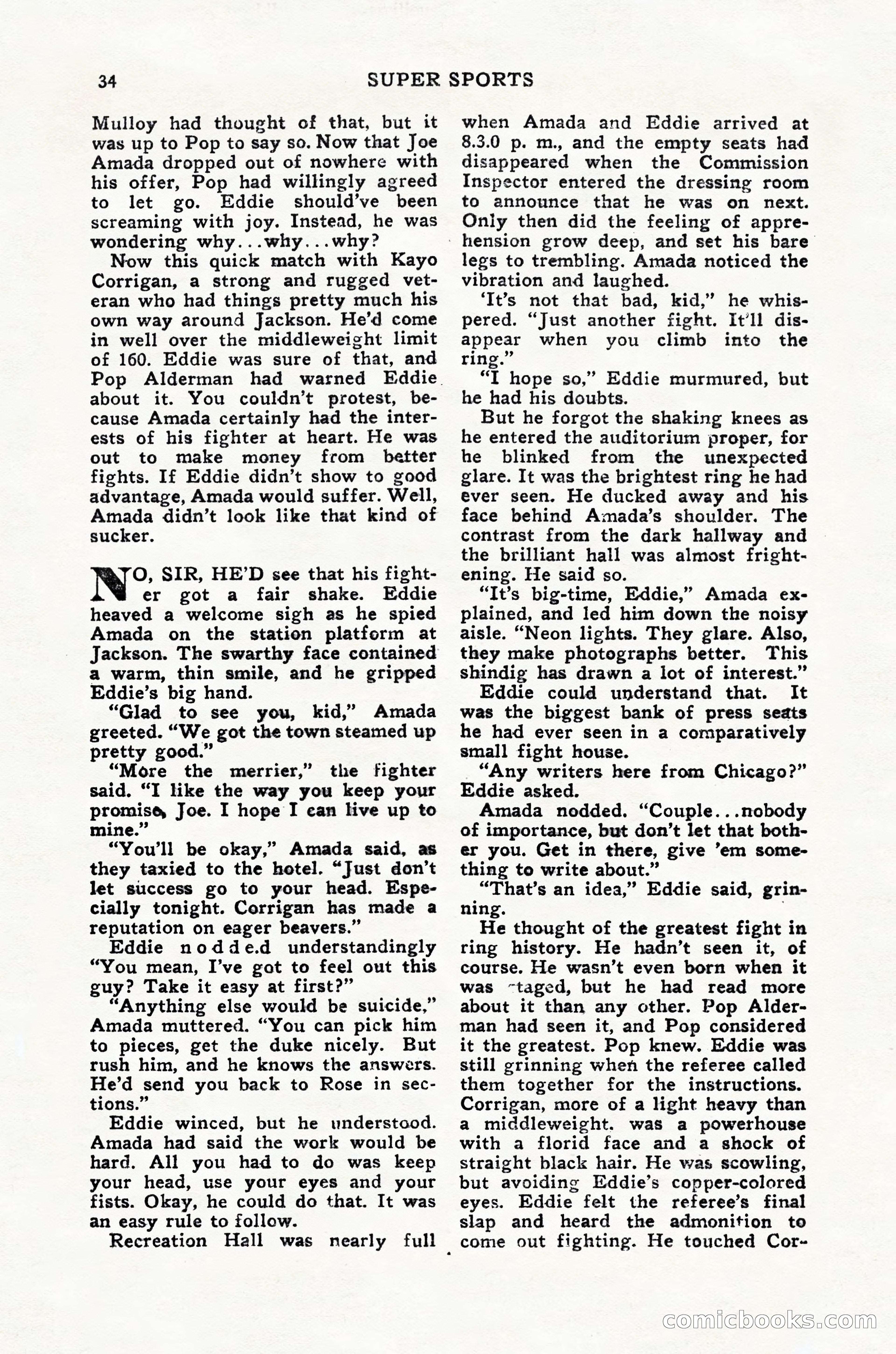 Super Sports, February 1947 — page 34 of 100