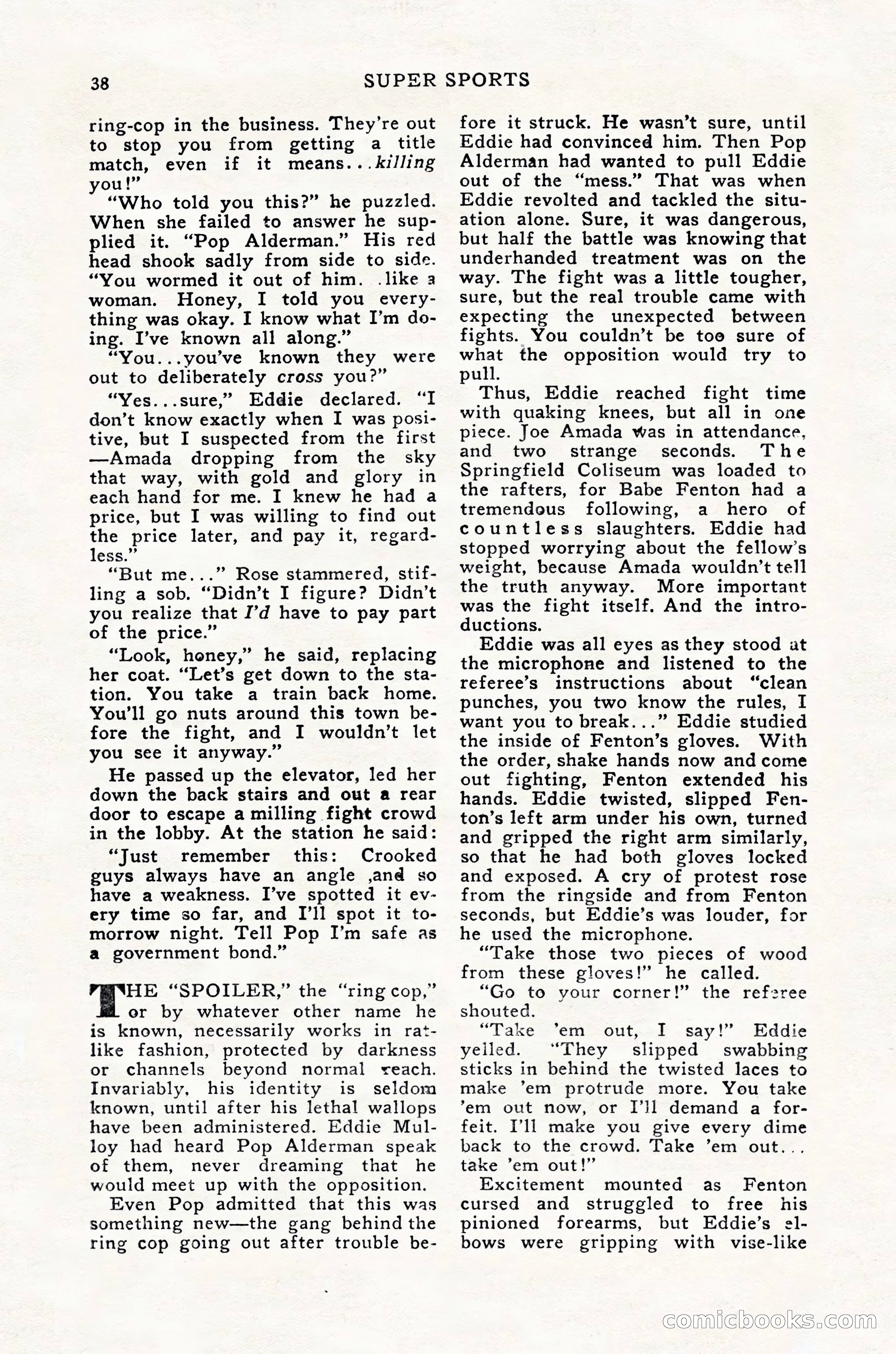 Super Sports, February 1947 — page 38 of 100