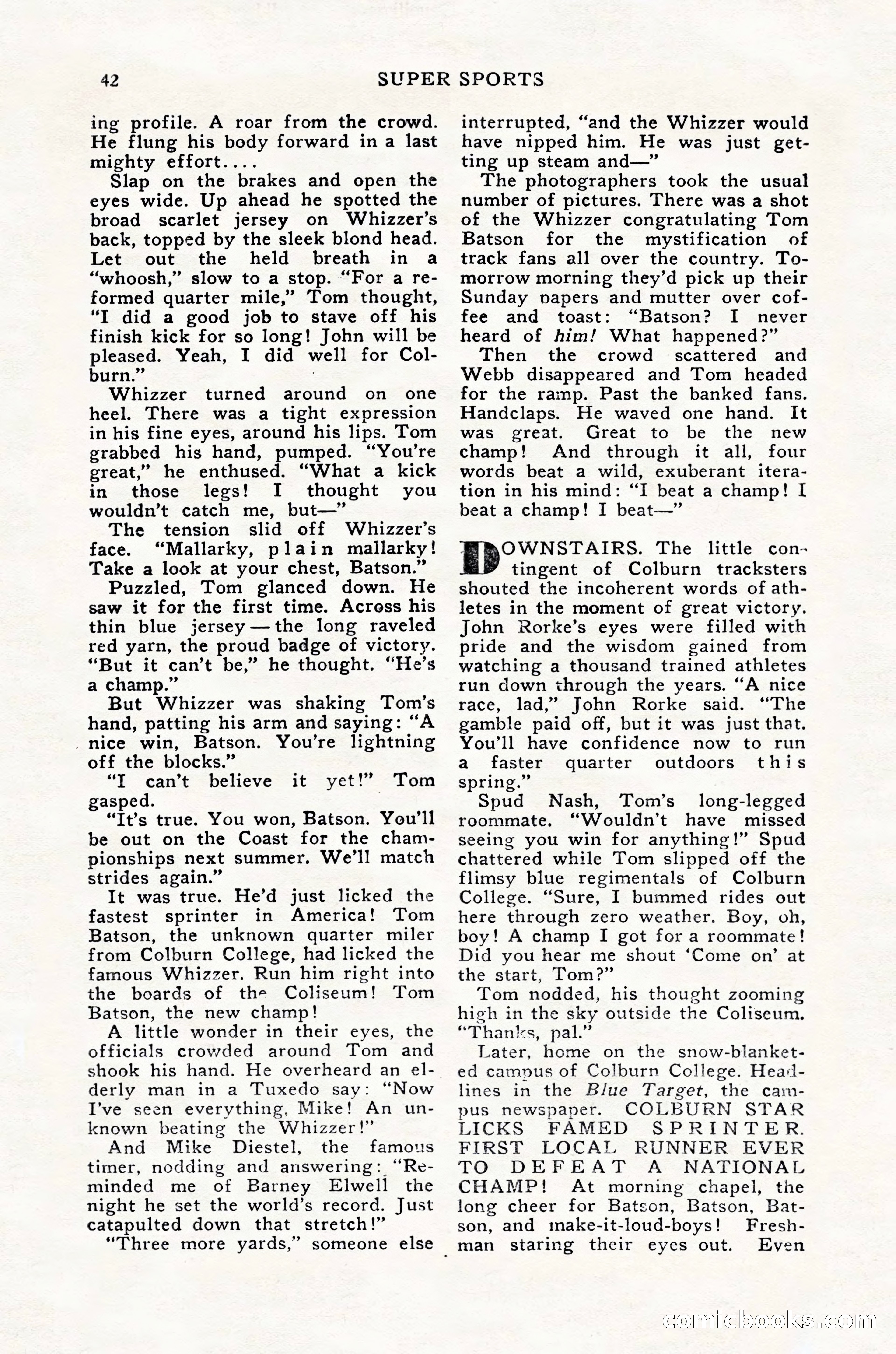 Super Sports, February 1947 — page 42 of 100
