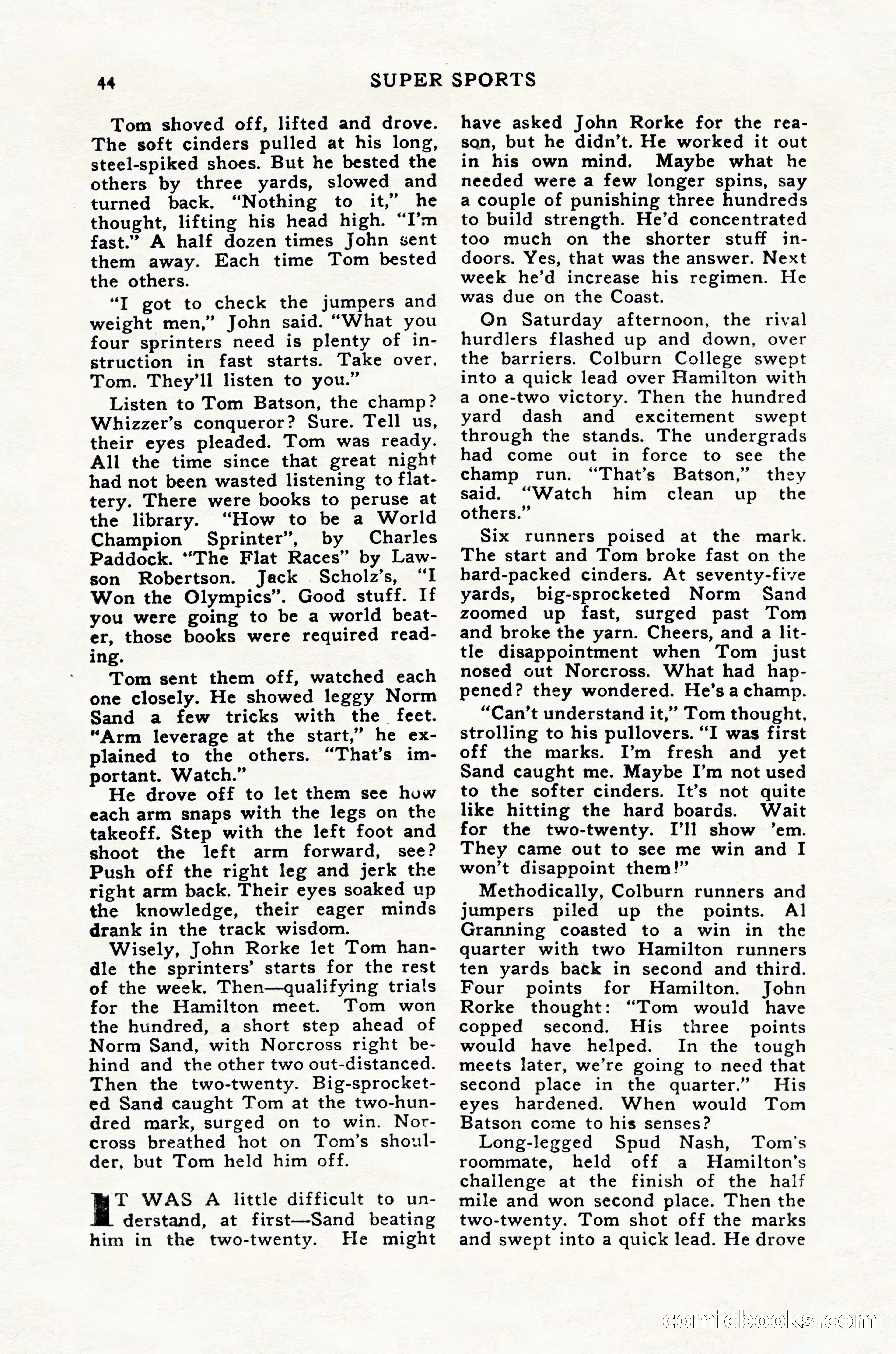Super Sports, February 1947 — page 44 of 100
