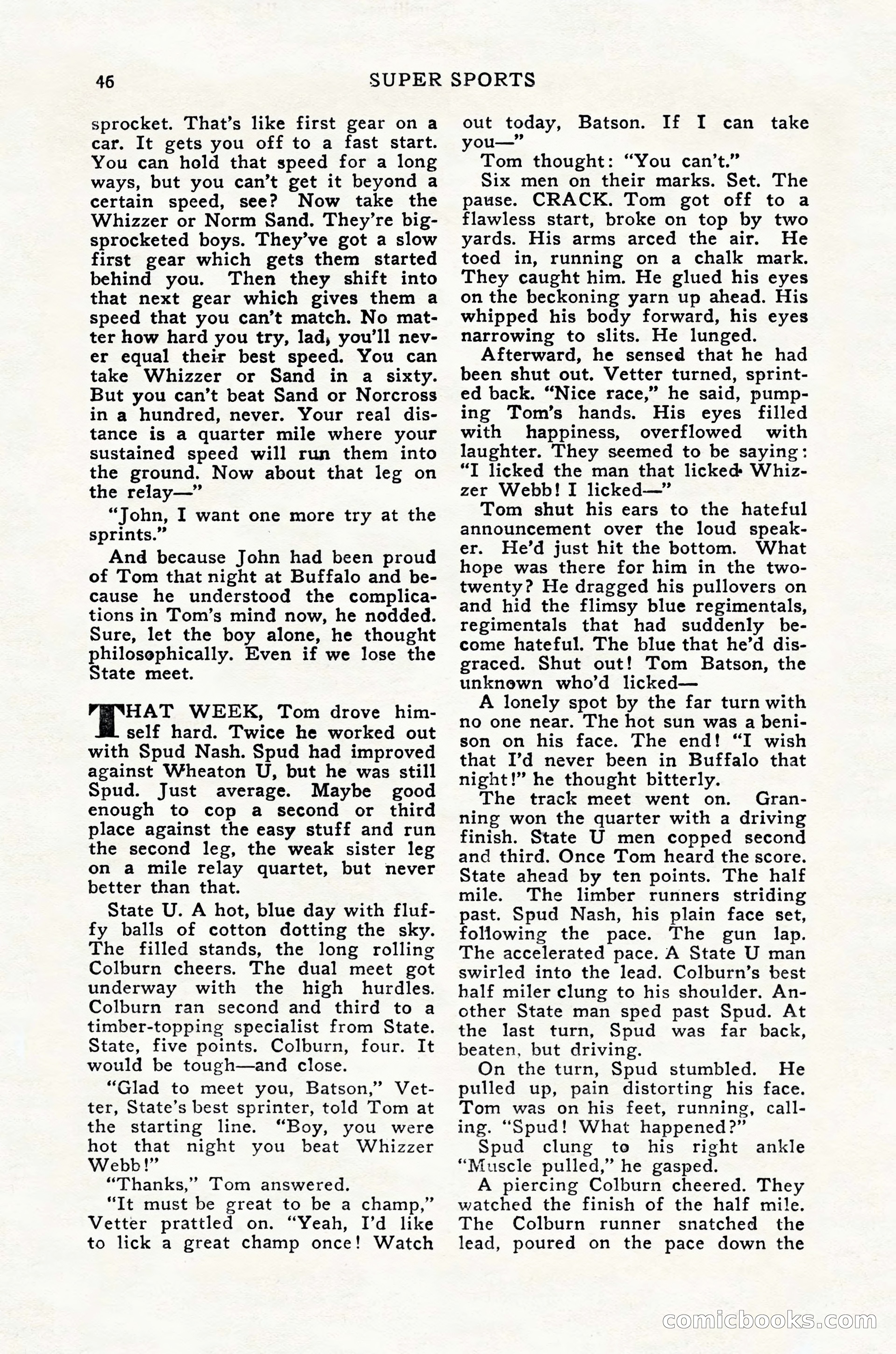 Super Sports, February 1947 — page 46 of 100