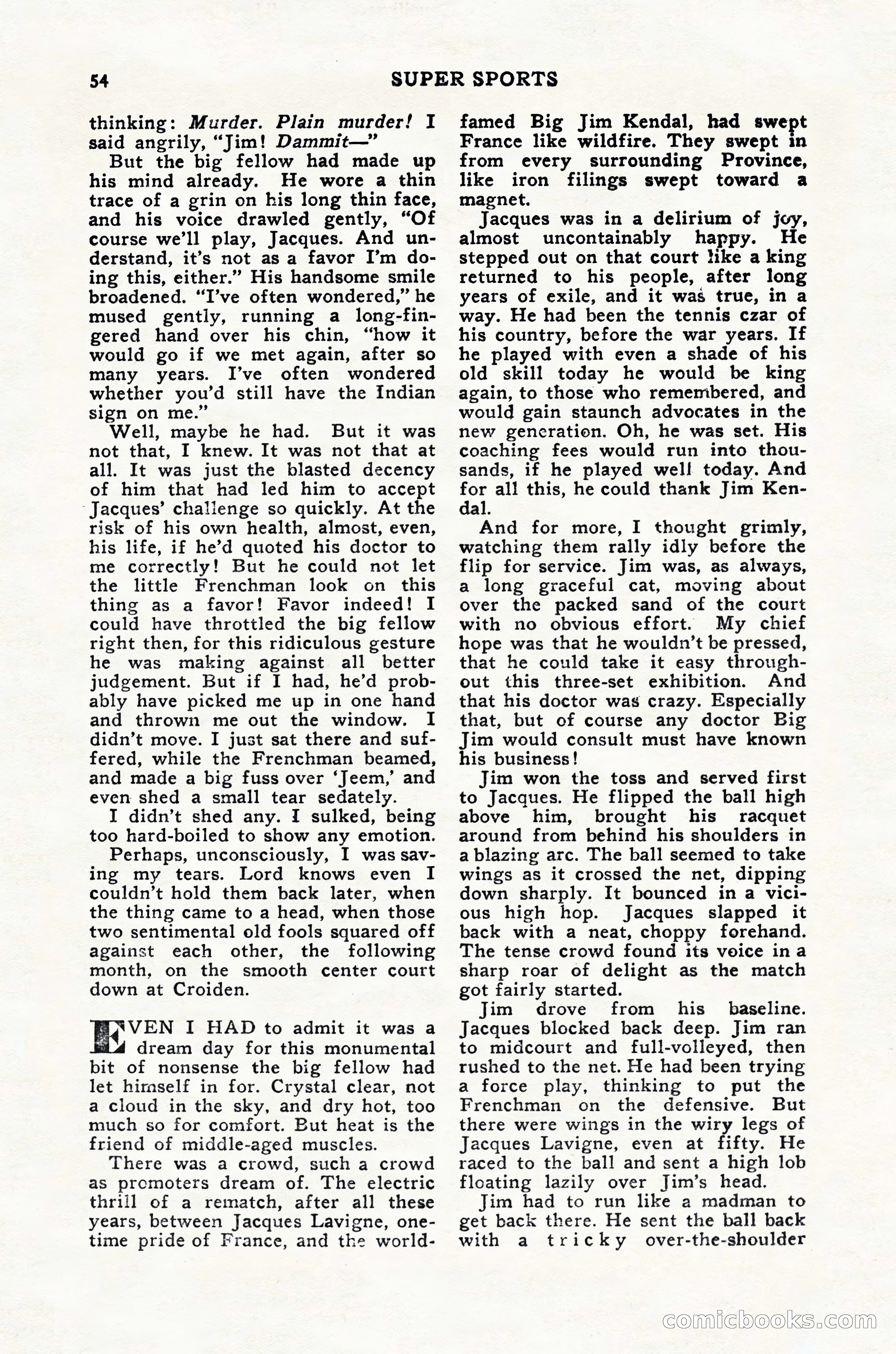 Super Sports, February 1947 — page 54 of 100