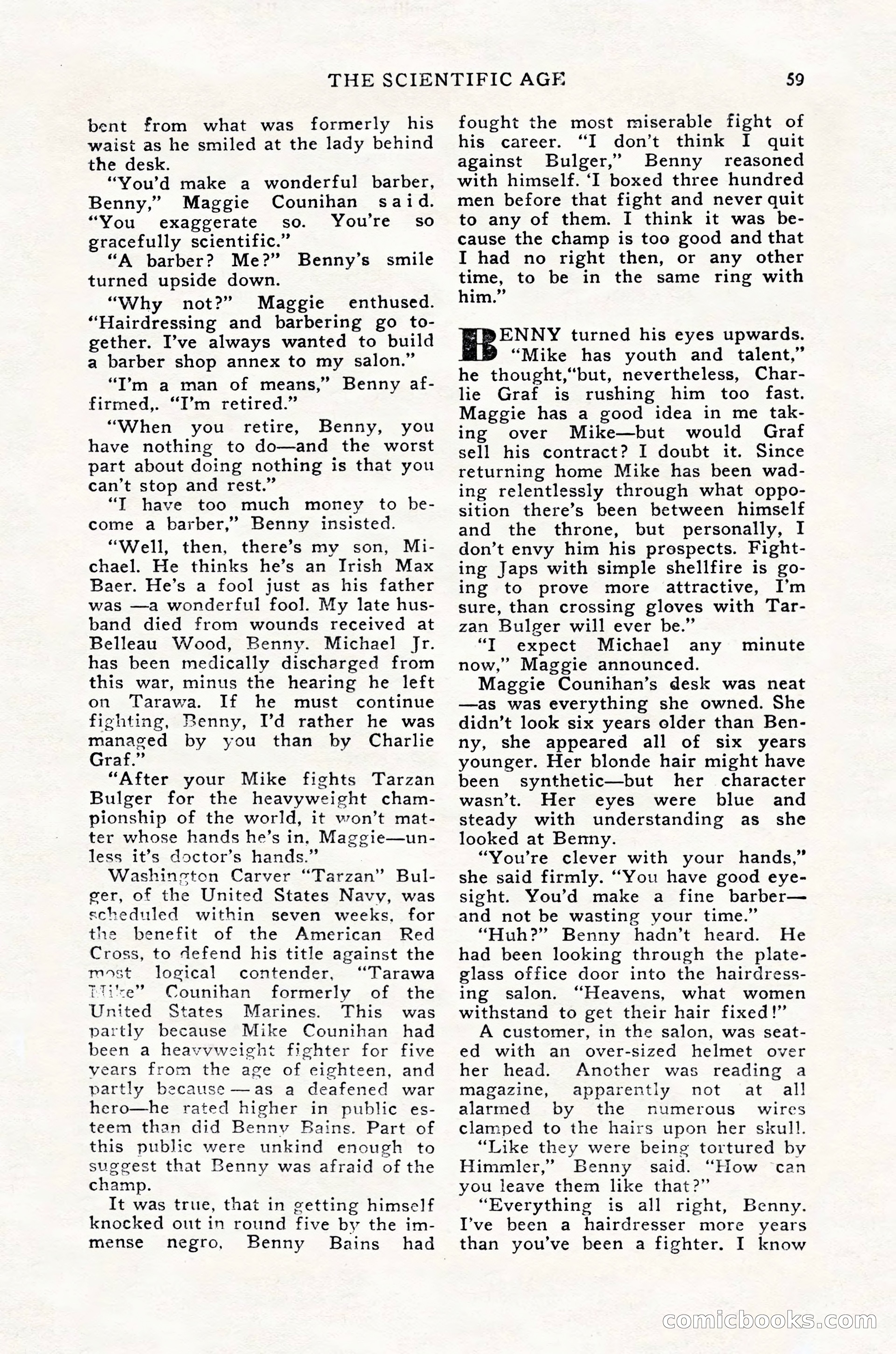 Super Sports, February 1947 — page 59 of 100