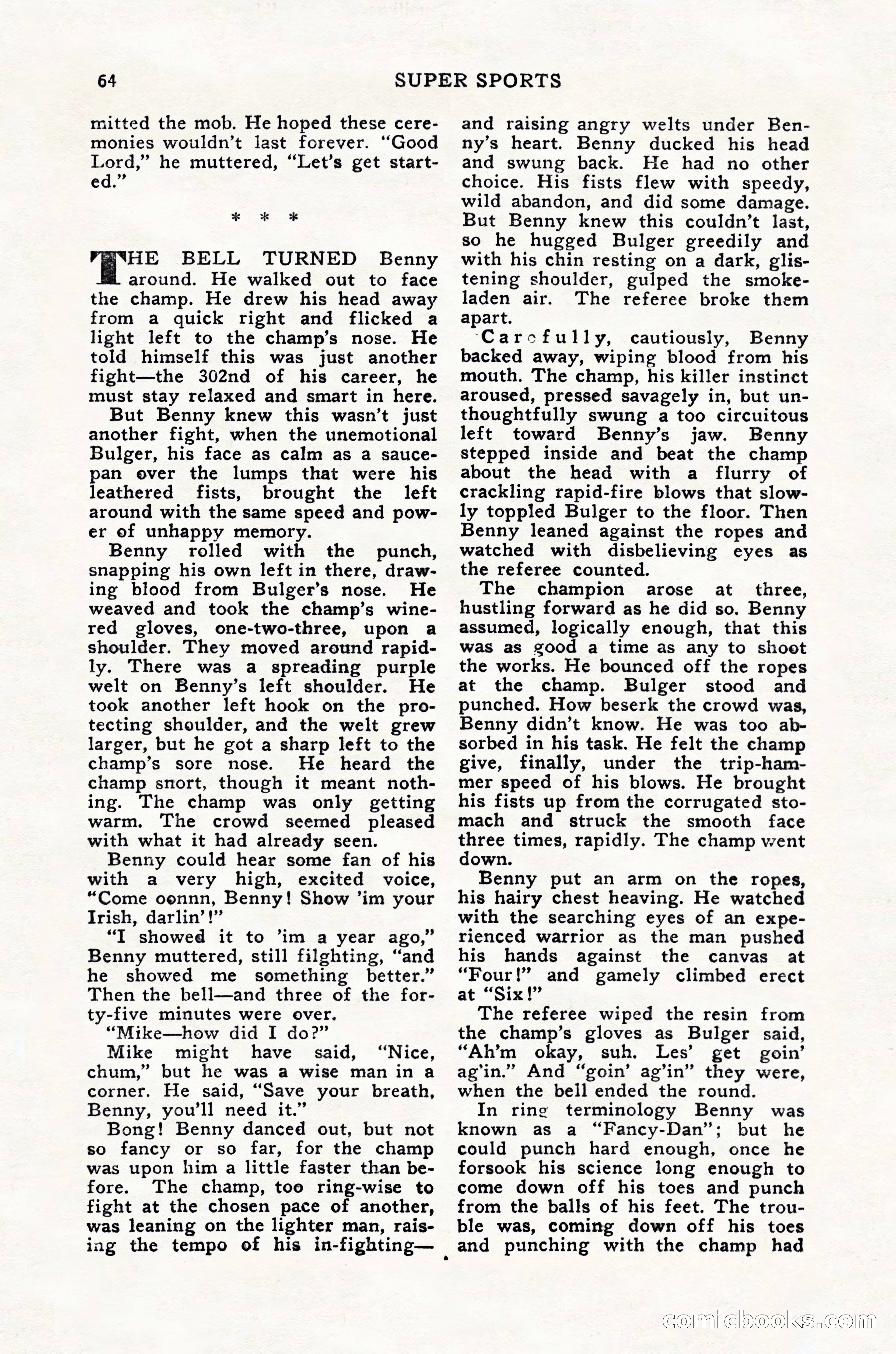 Super Sports, February 1947 — page 64 of 100