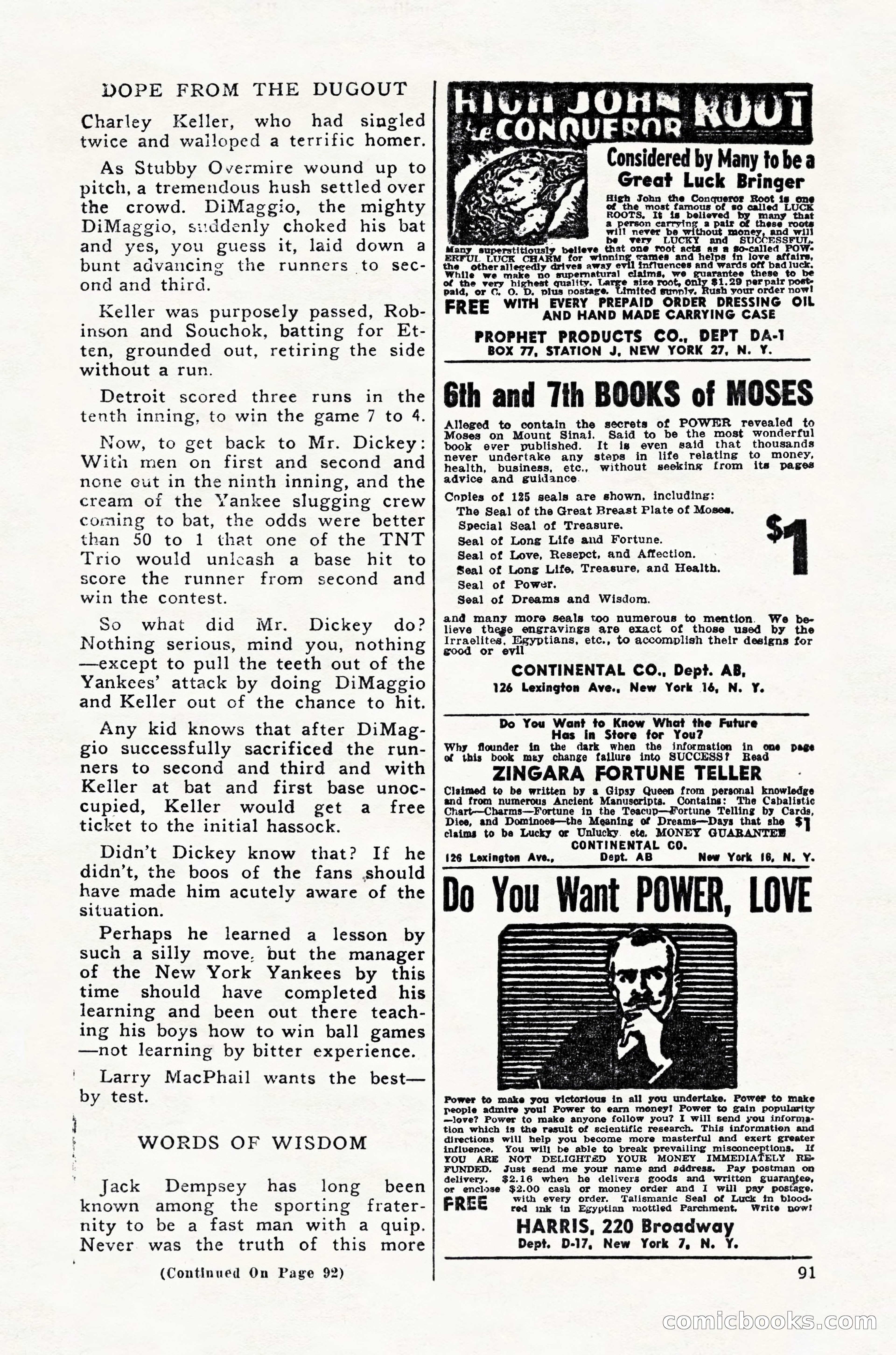 Super Sports, February 1947 — page 91 of 100