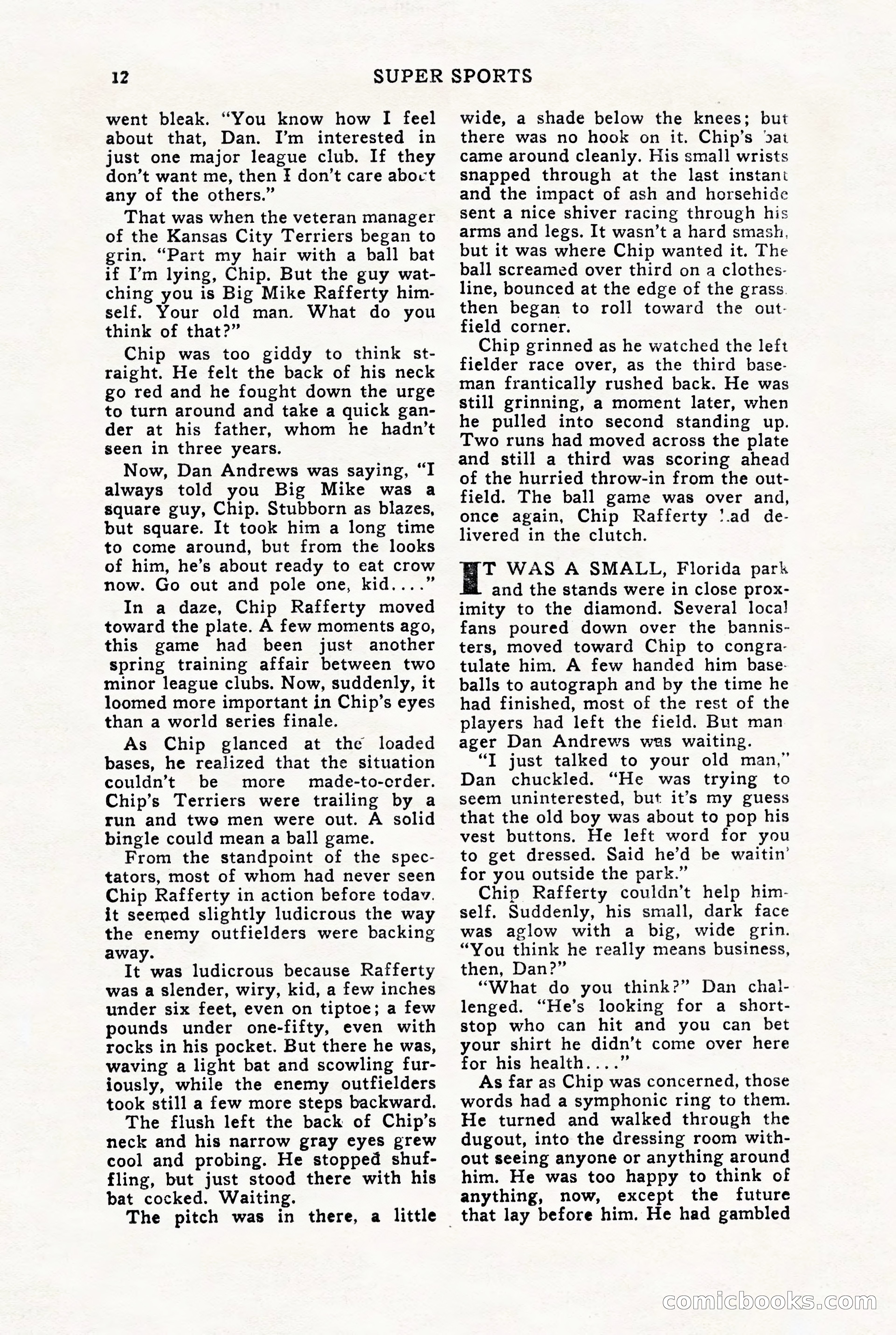Super Sports, June 1947 — page 12 of 100