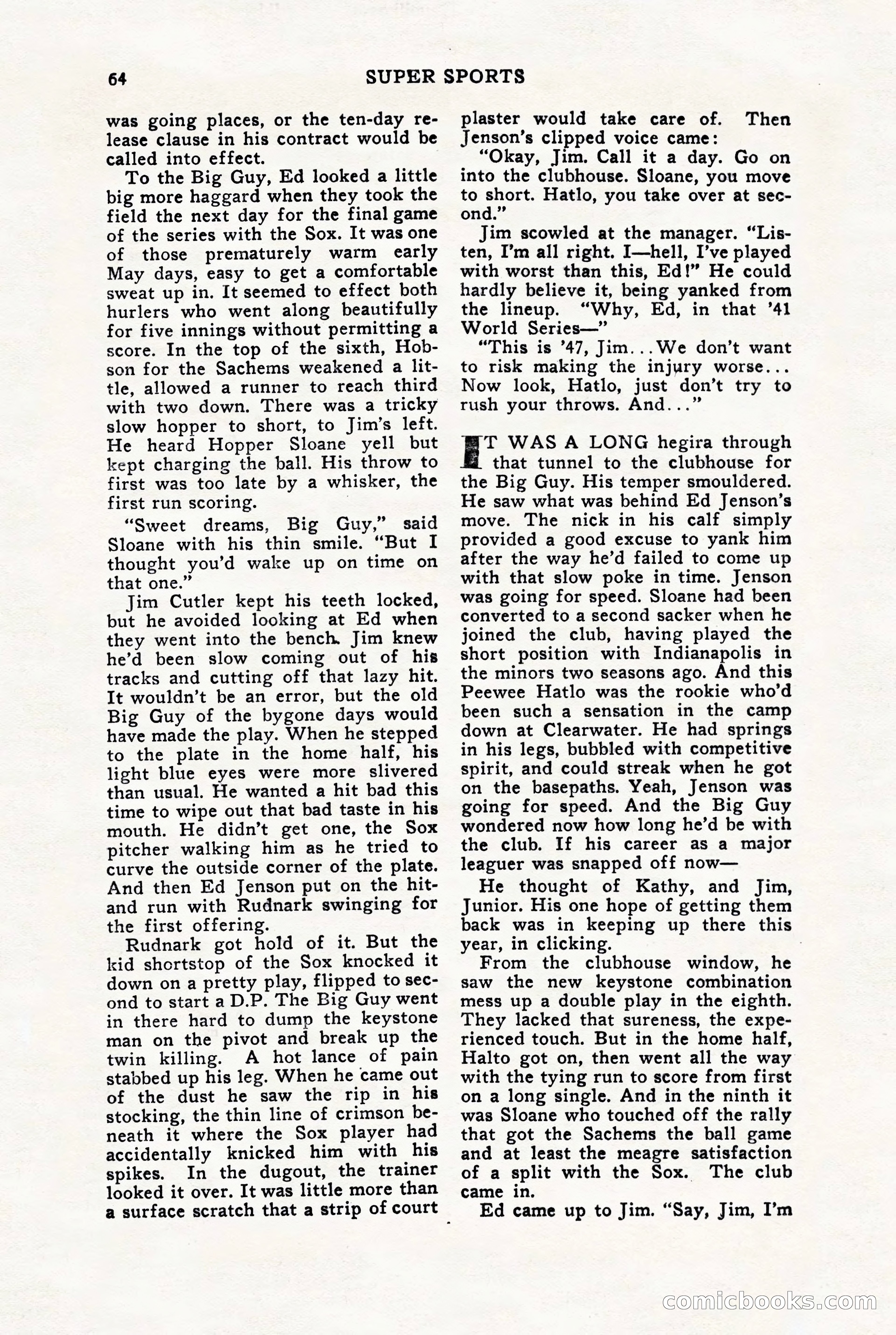 Super Sports, June 1947 — page 64 of 100