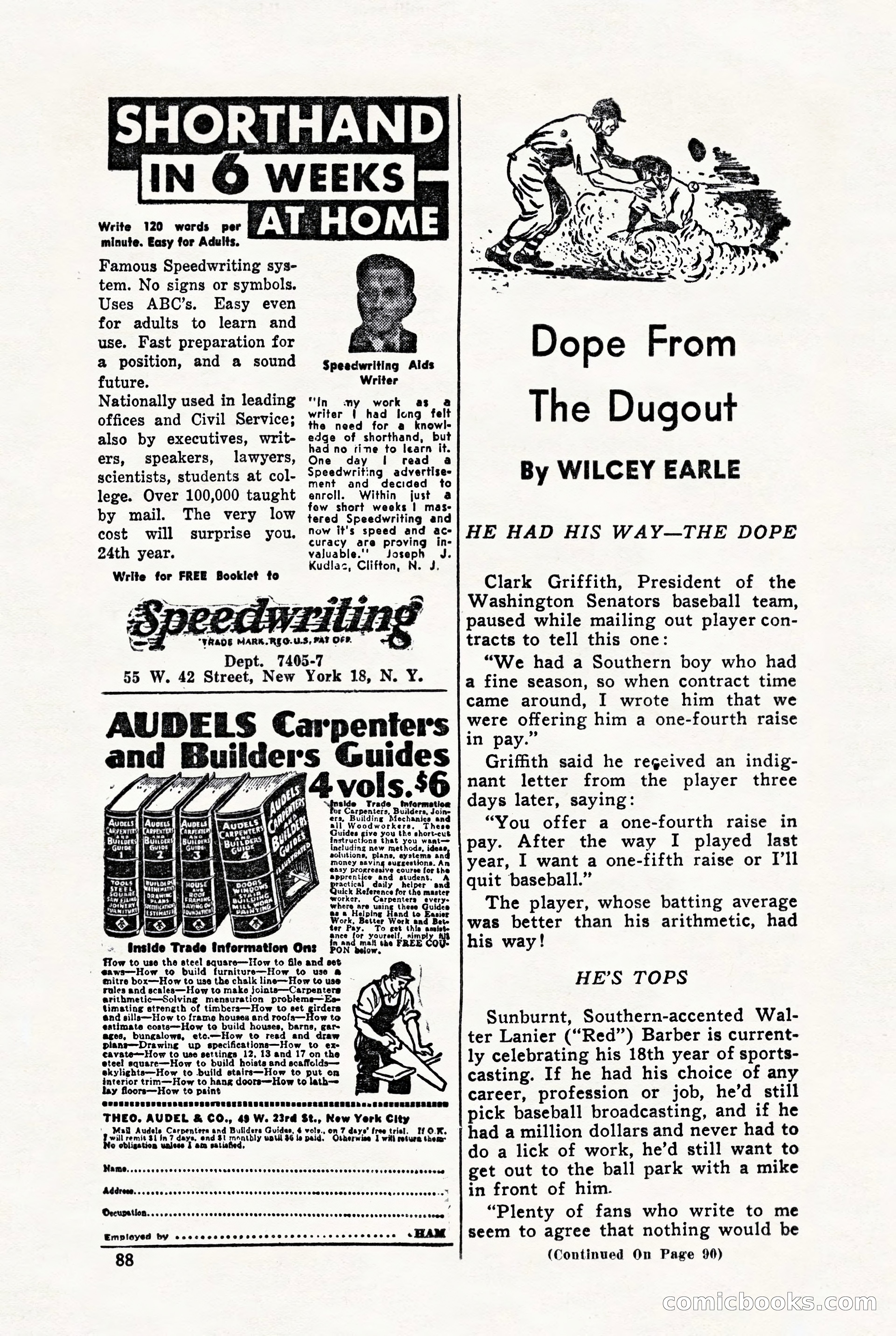 Super Sports, June 1947 — page 88 of 100