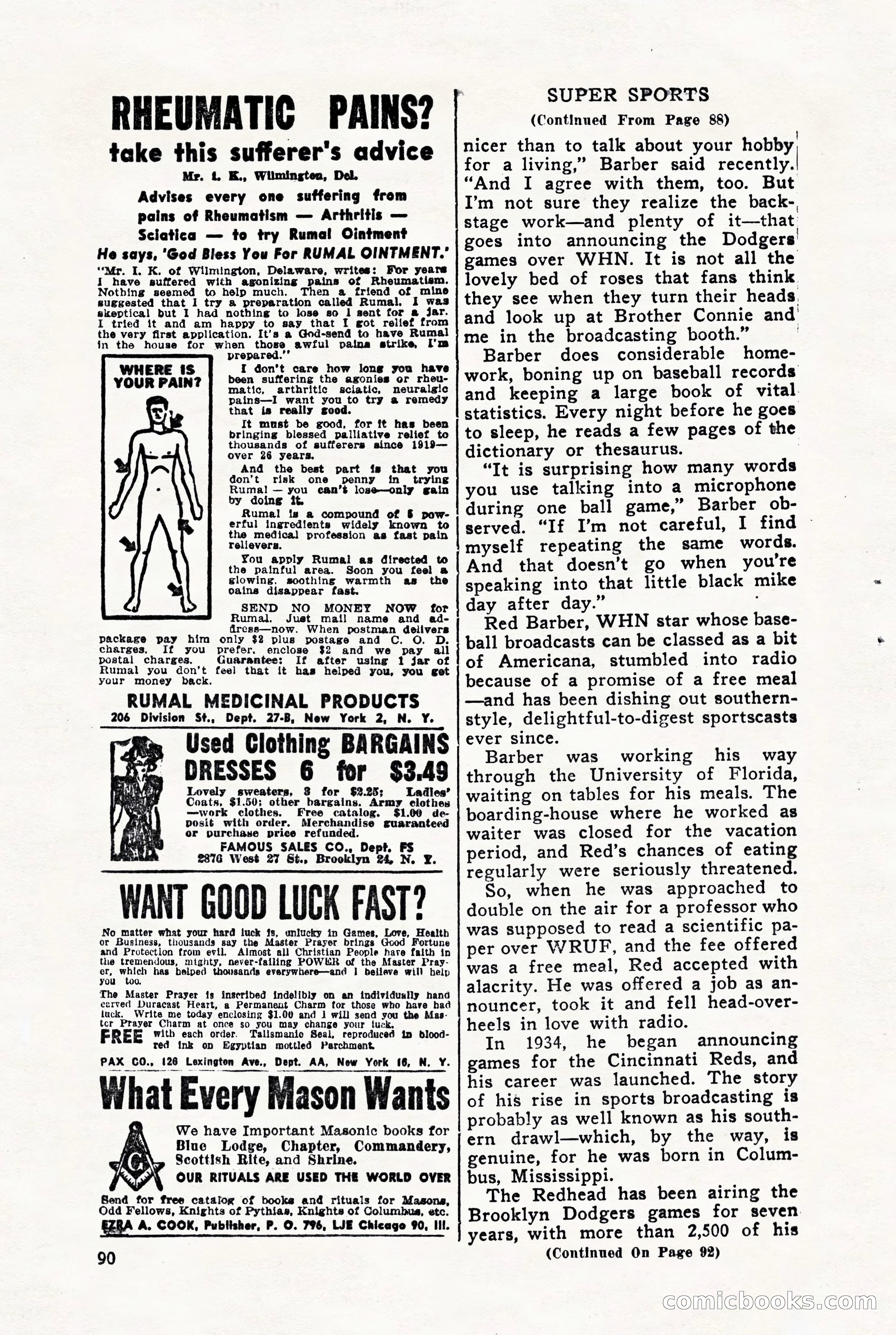 Super Sports, June 1947 — page 90 of 100