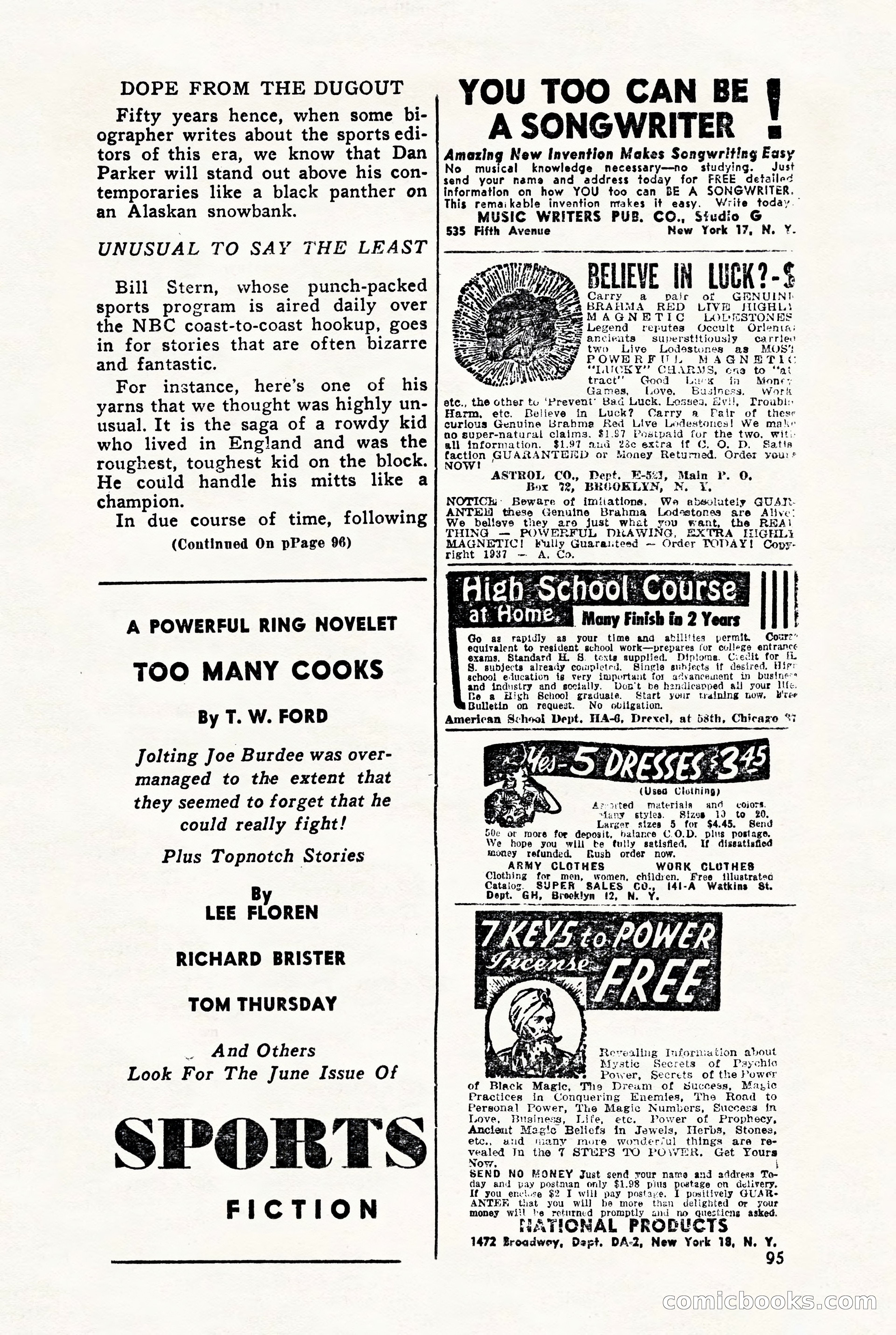 Super Sports, June 1947 — page 95 of 100