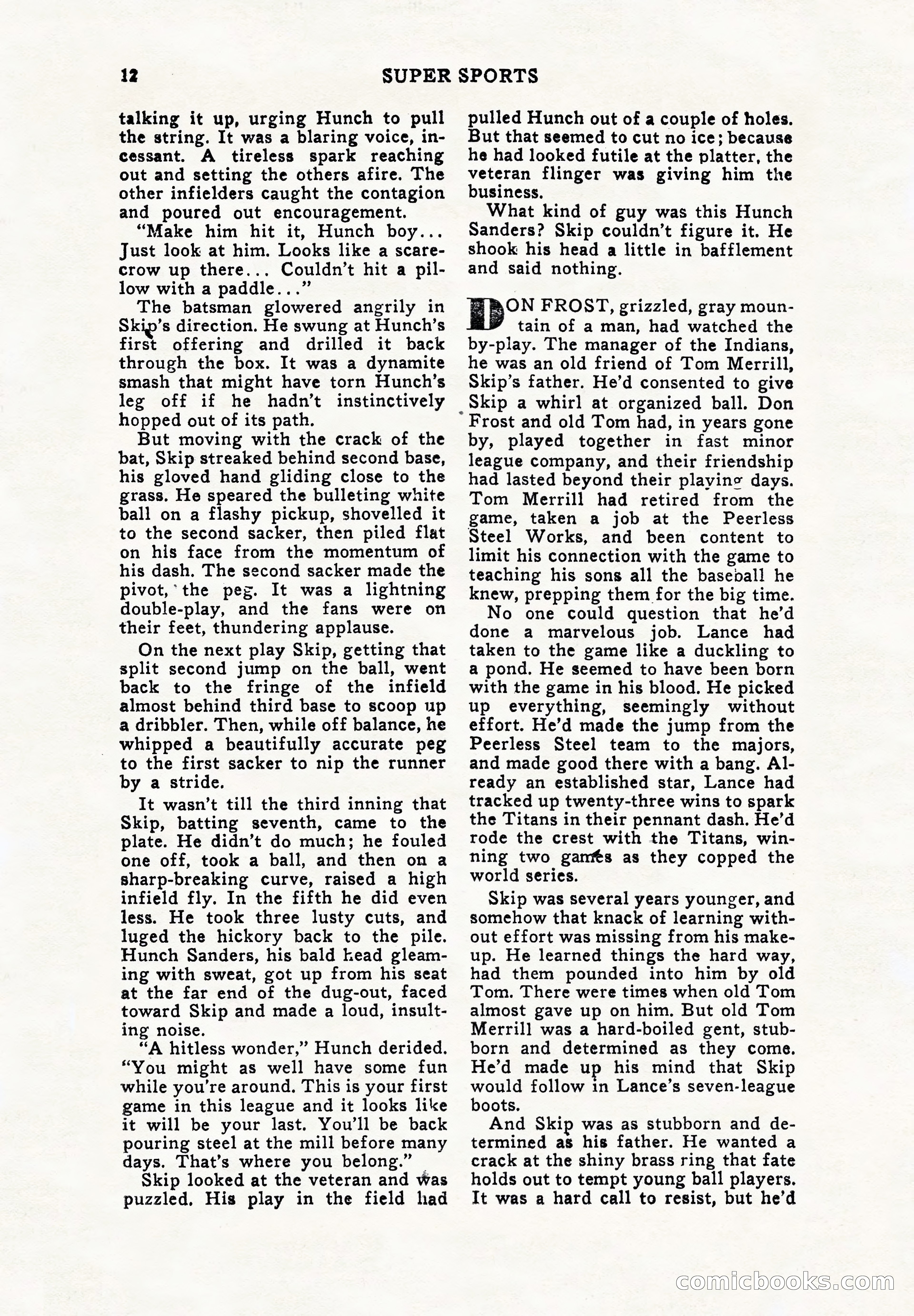 Super Sports, December 1947 — page 12 of 100