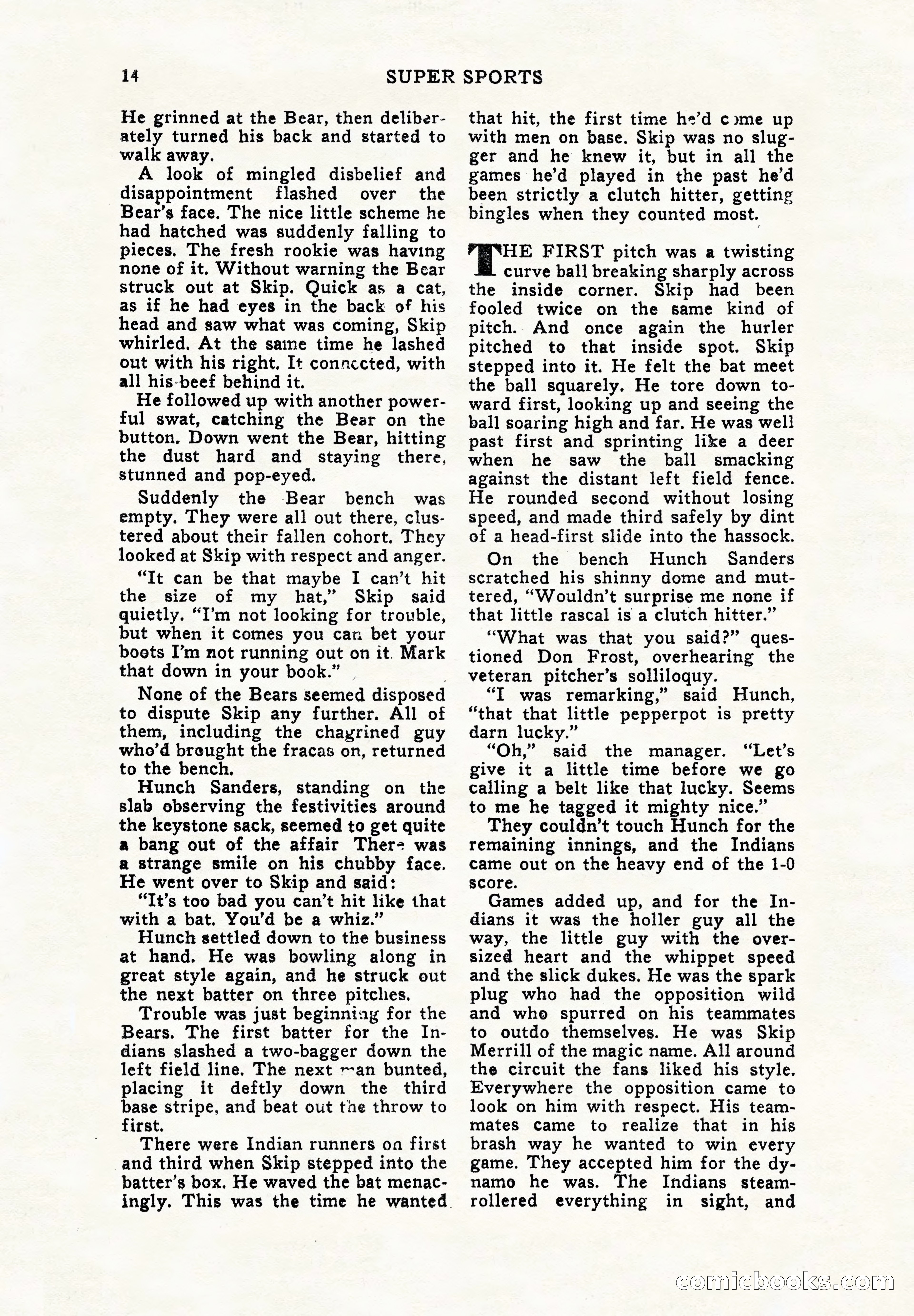 Super Sports, December 1947 — page 14 of 100
