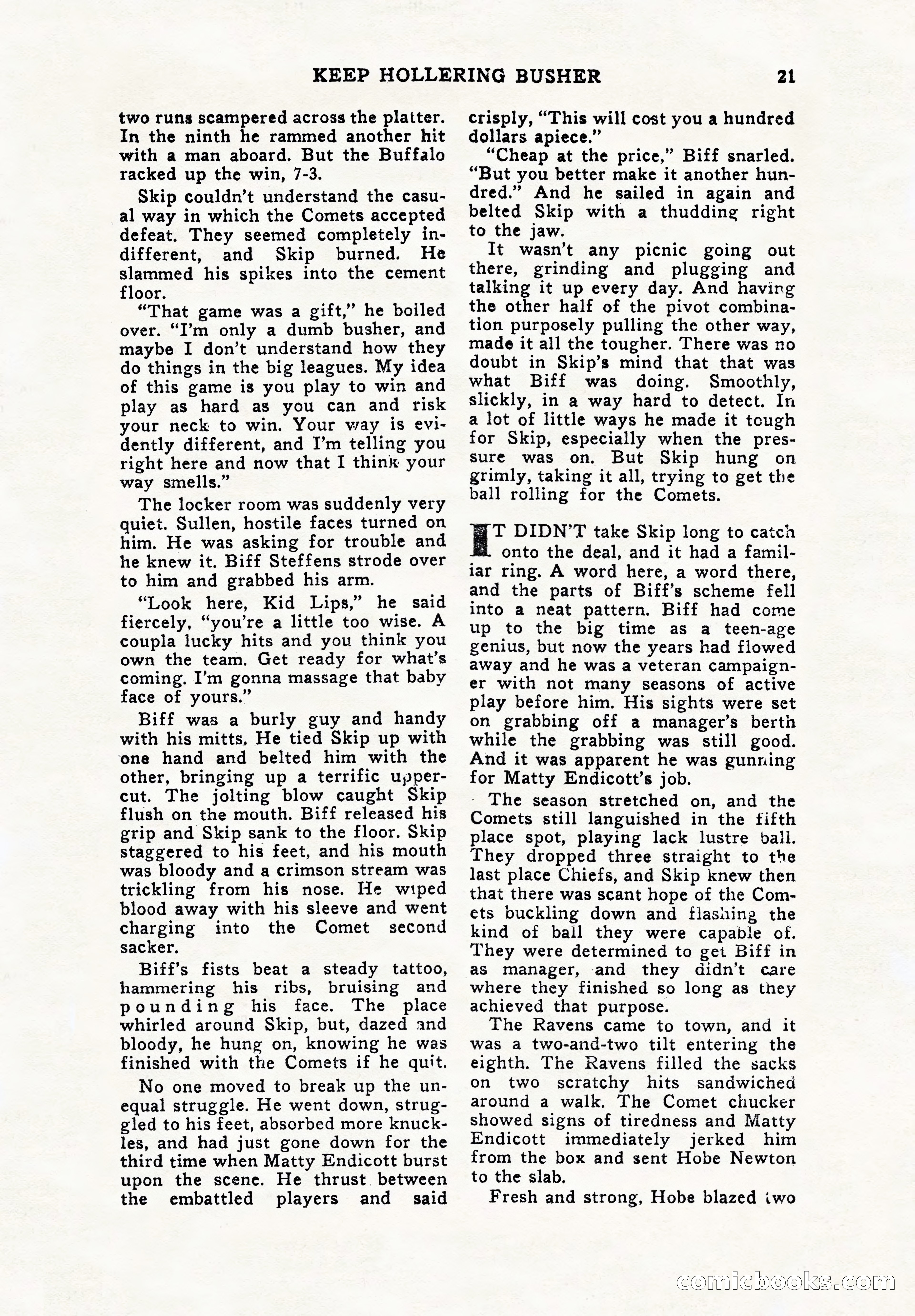 Super Sports, December 1947 — page 21 of 100