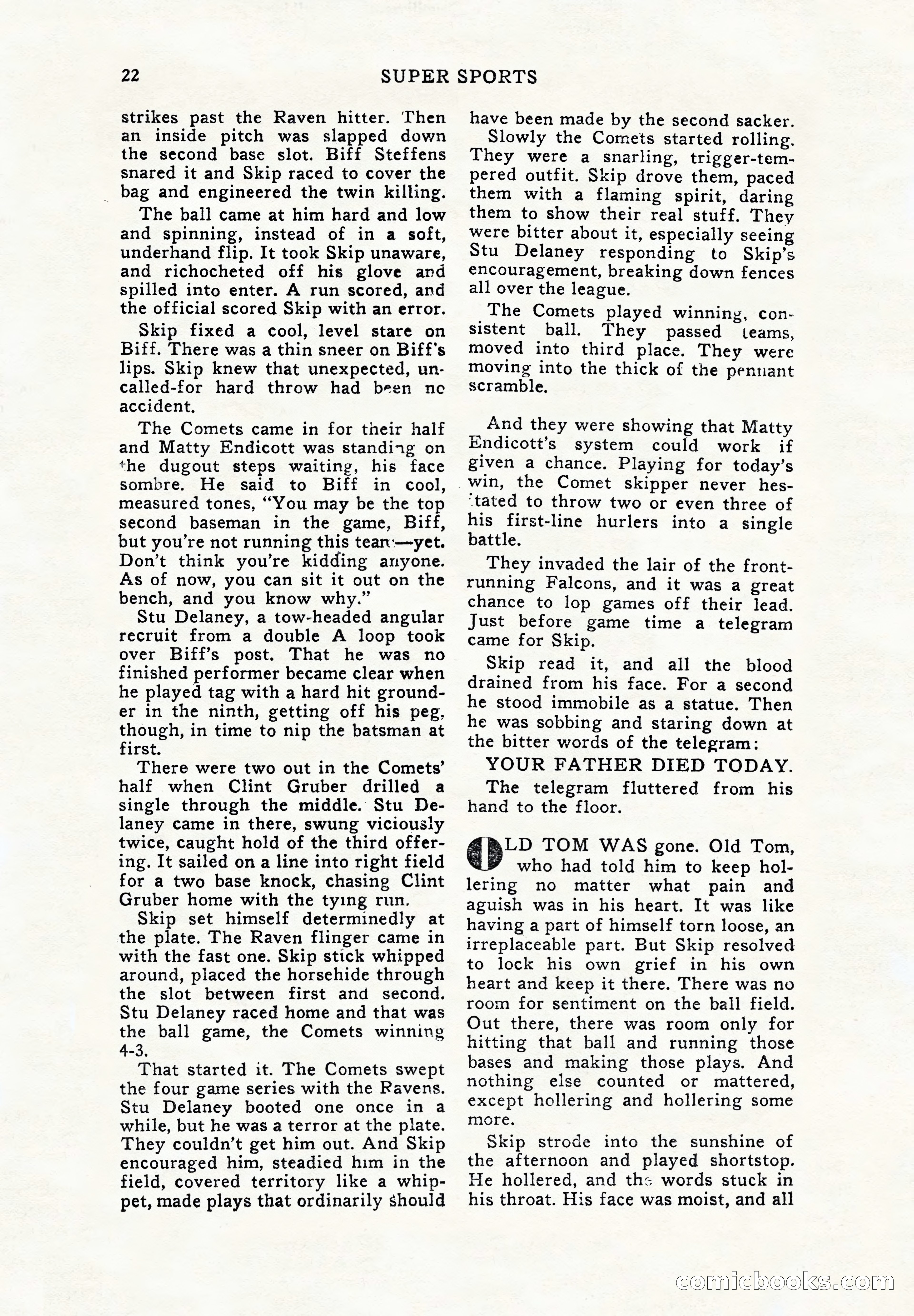 Super Sports, December 1947 — page 22 of 100