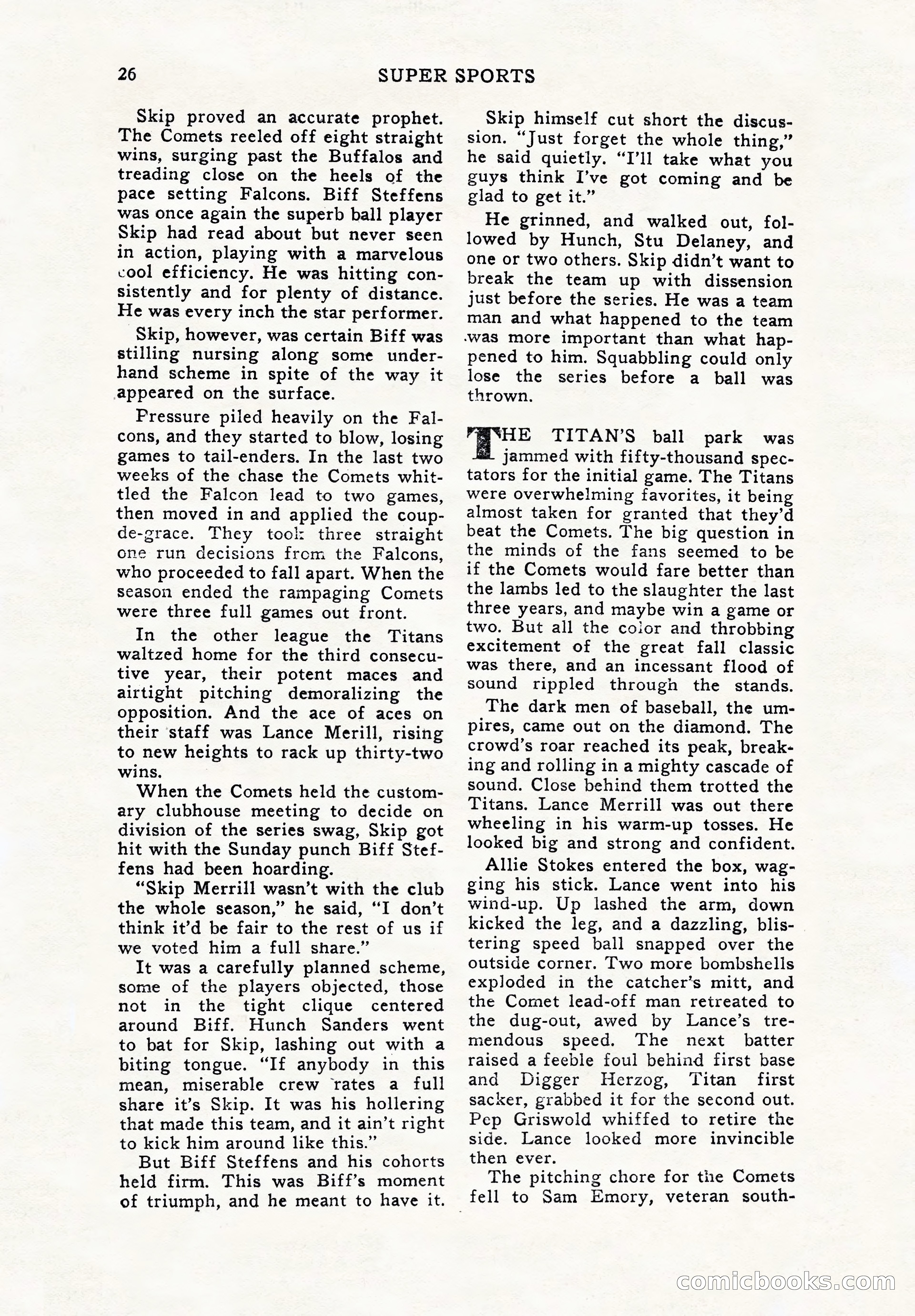 Super Sports, December 1947 — page 26 of 100