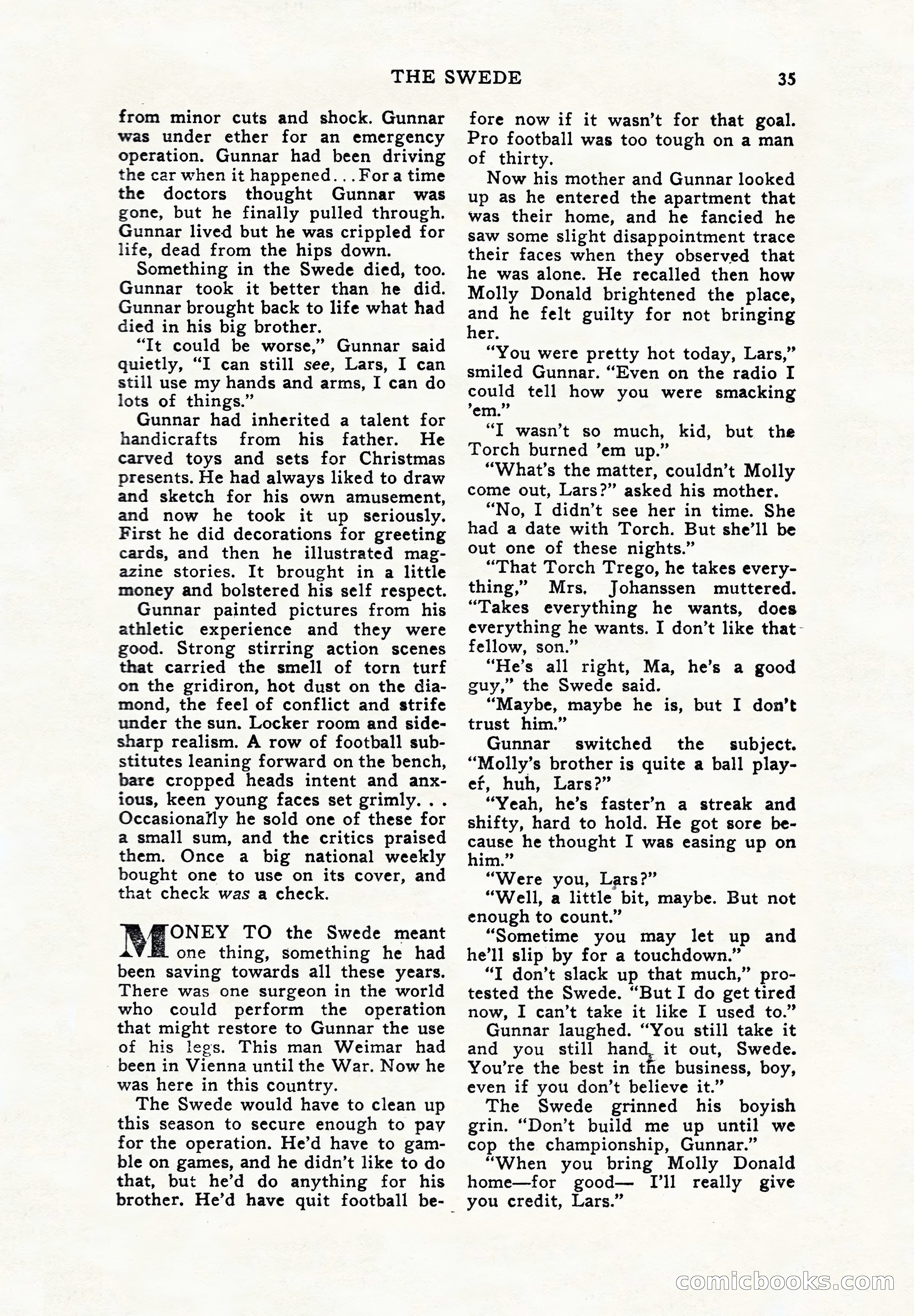 Super Sports, December 1947 — page 35 of 100